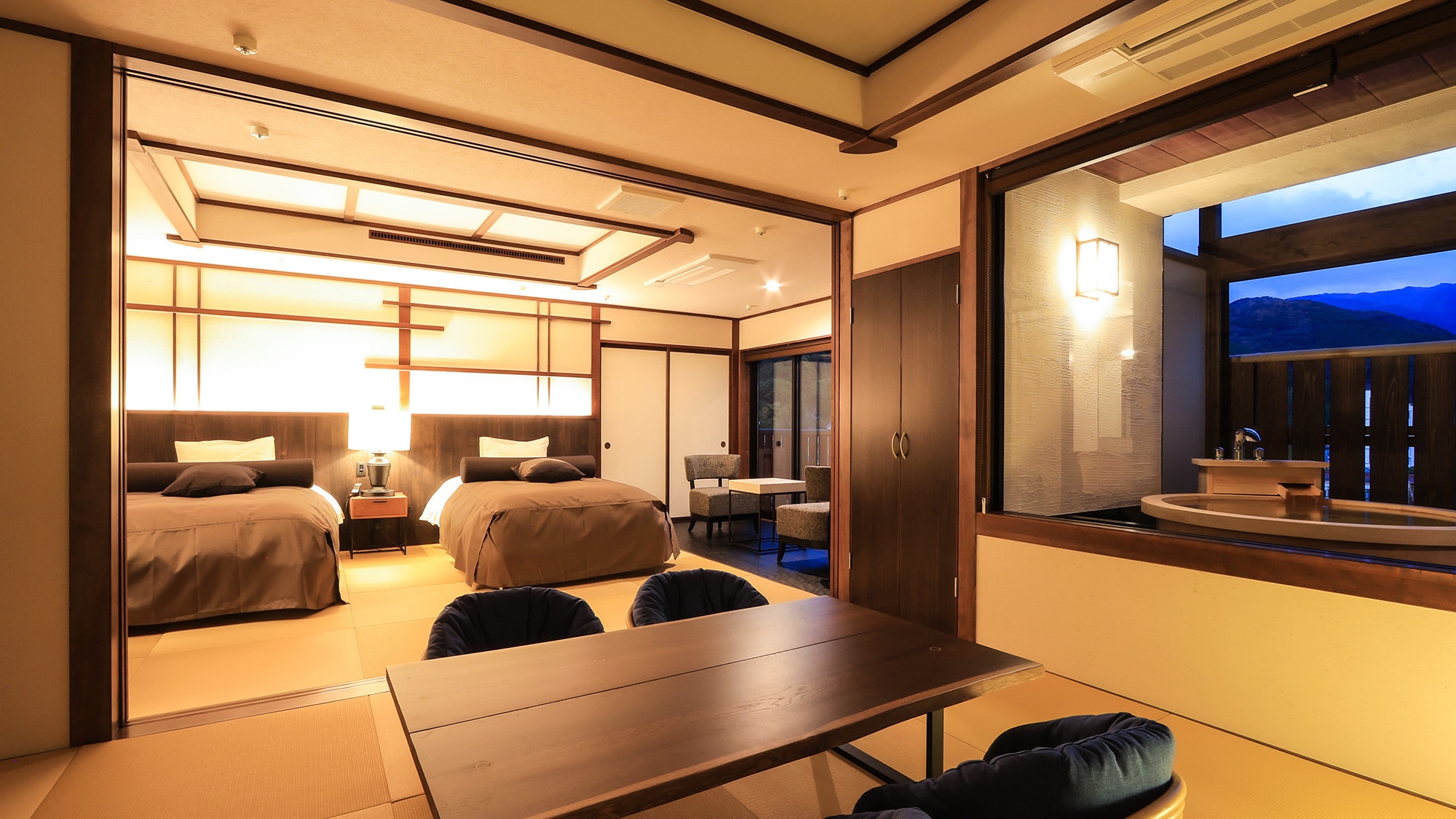 Open in winter 2022 5th floor non-smoking room with open-air bath [Yamabuki]