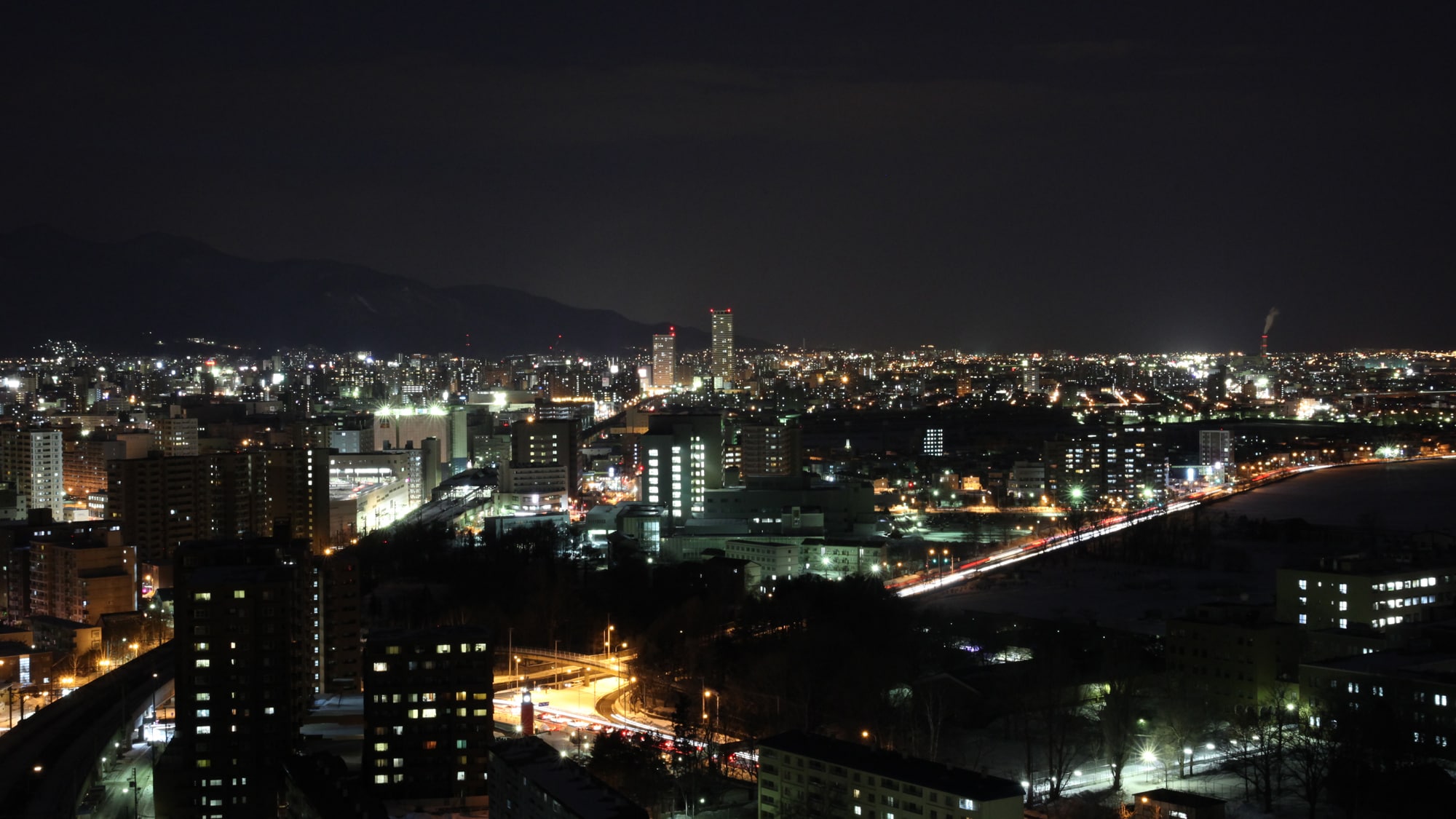 Night view north side