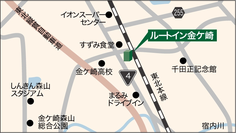 ホテル地図