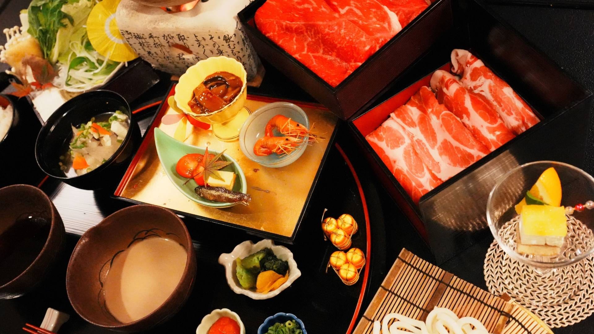 "Yugo Hana Yagi Shabu Shabu Gozen" Deluxe
