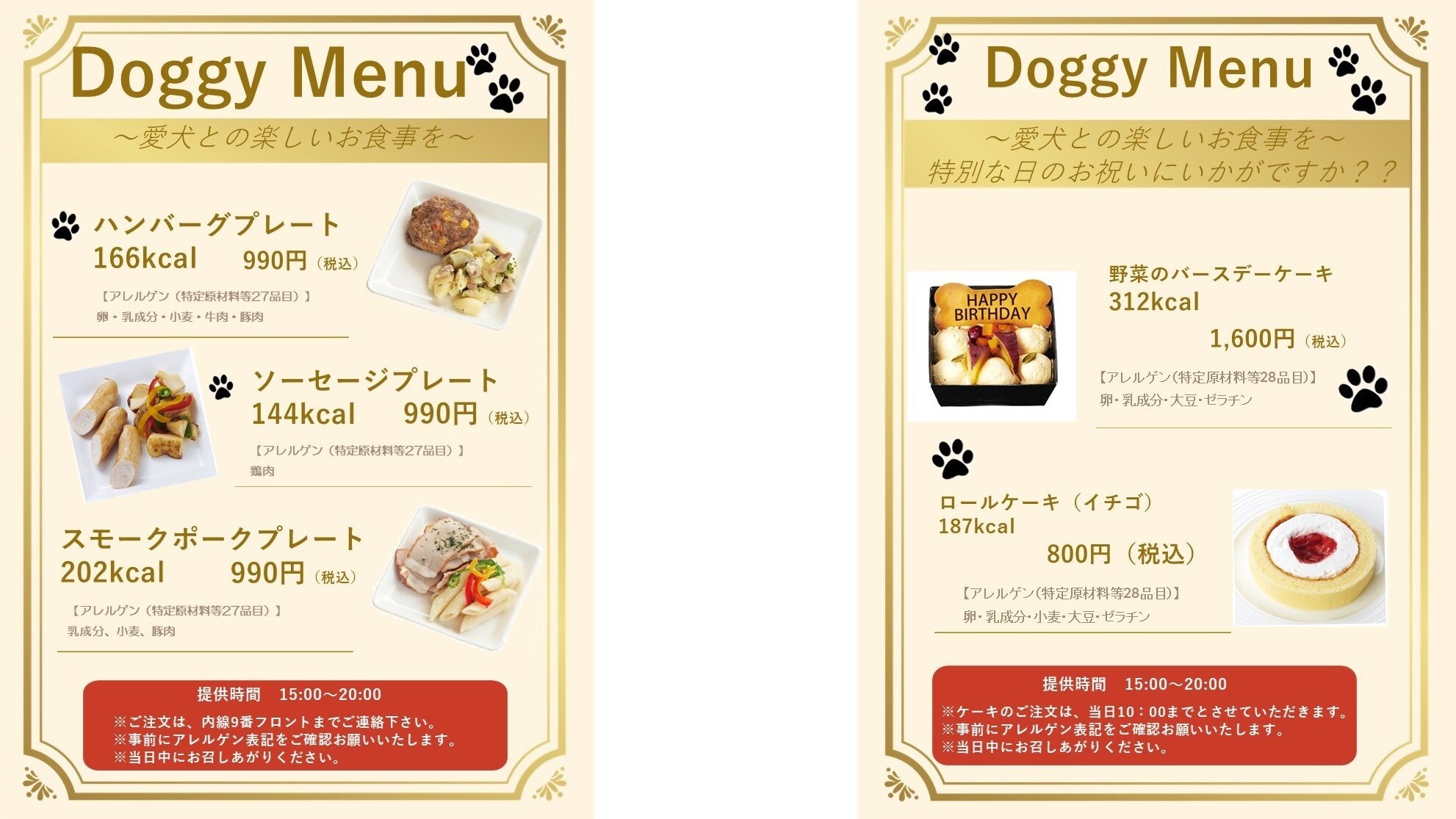 Enjoy a fun meal with your dog