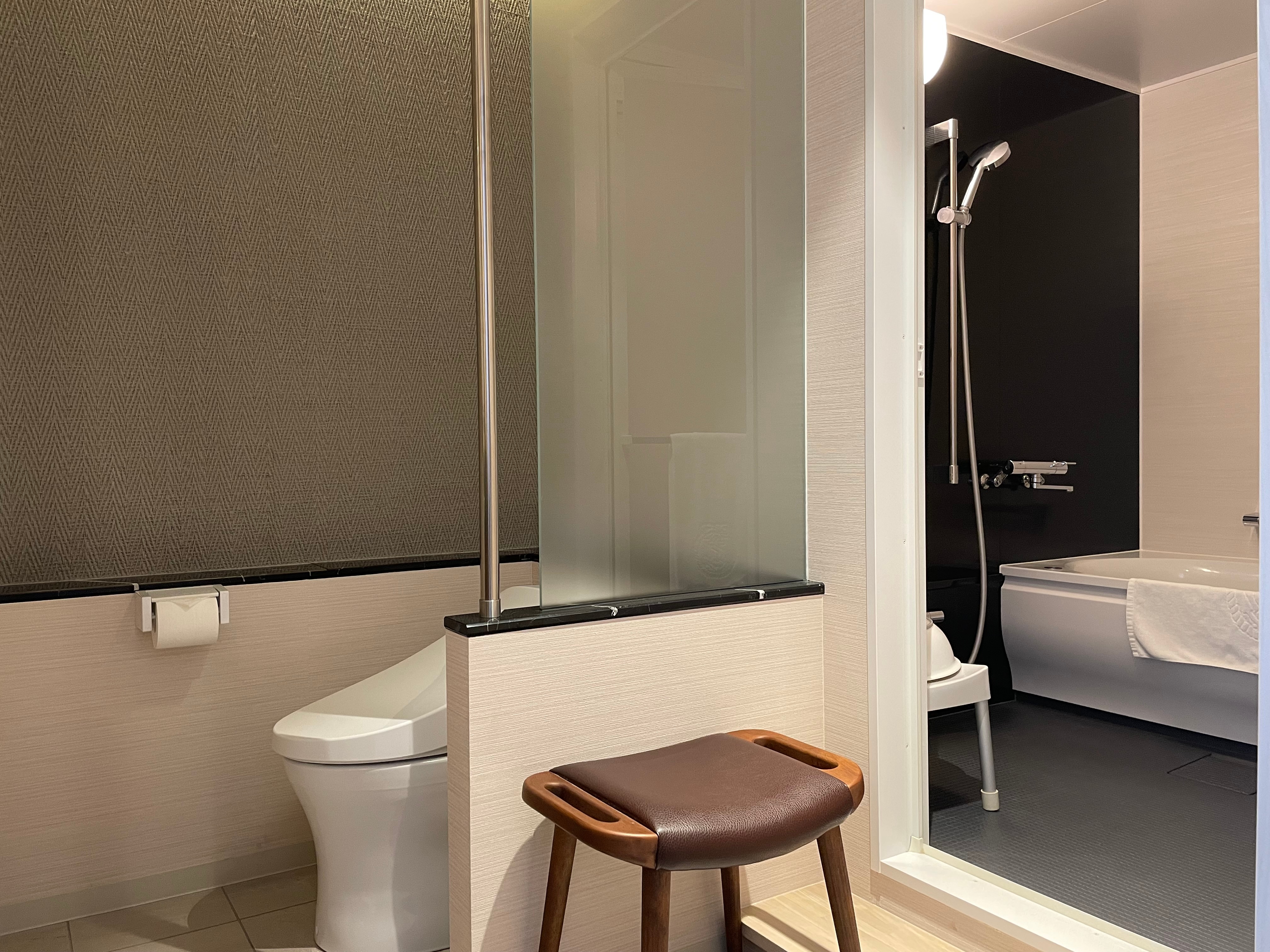 Twin room bathroom