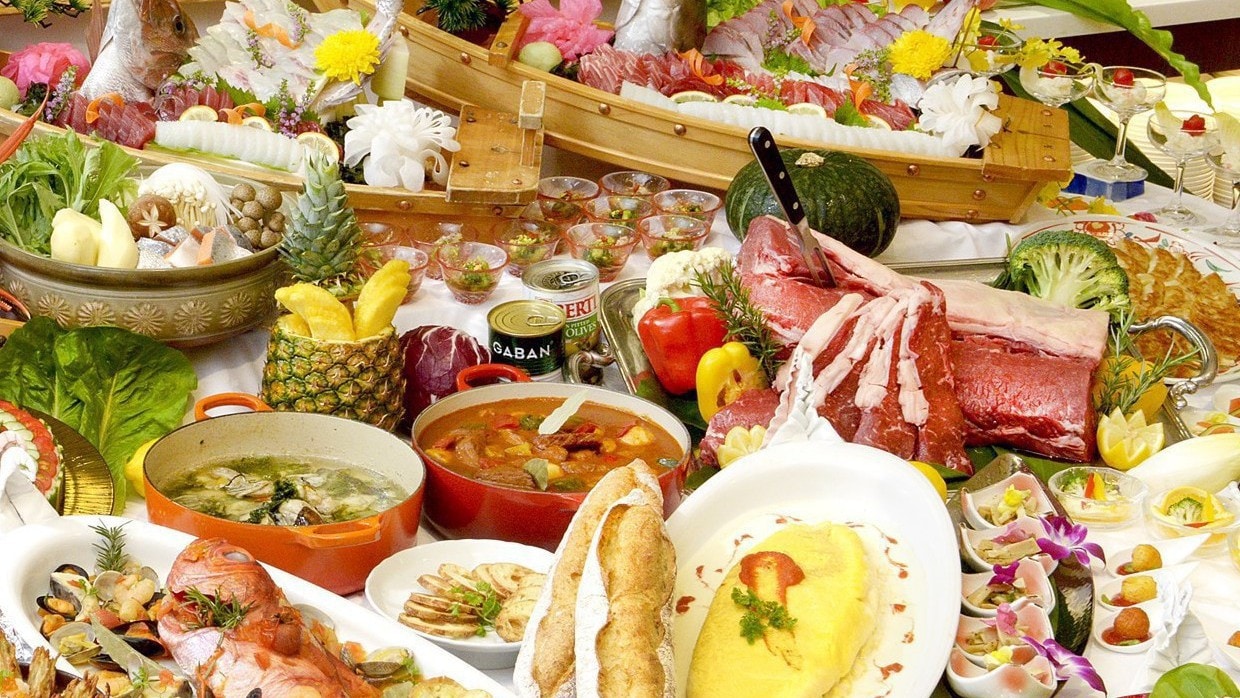 Japanese and Western buffet (example)