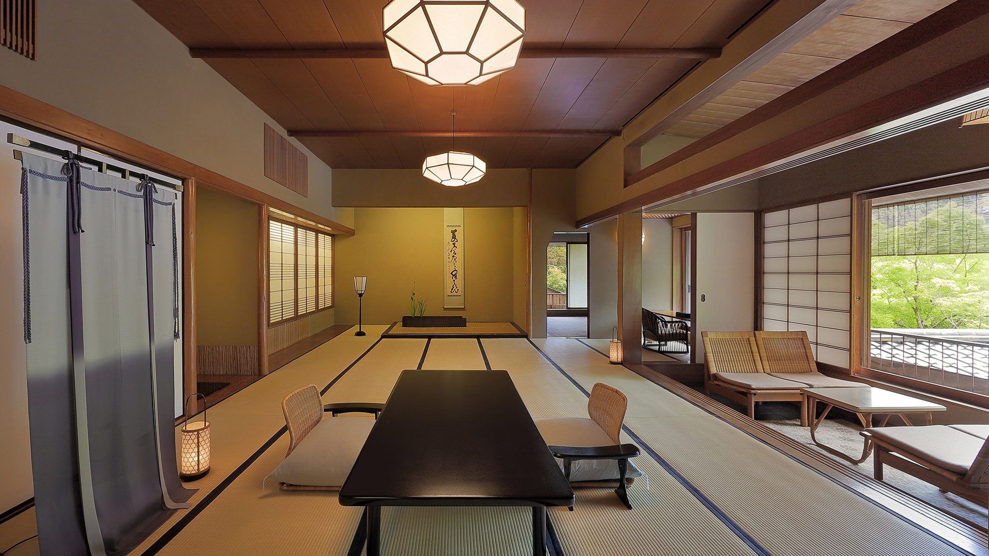 [Ikki no Ma] Japanese-style room with open-air bath (119 square meters)