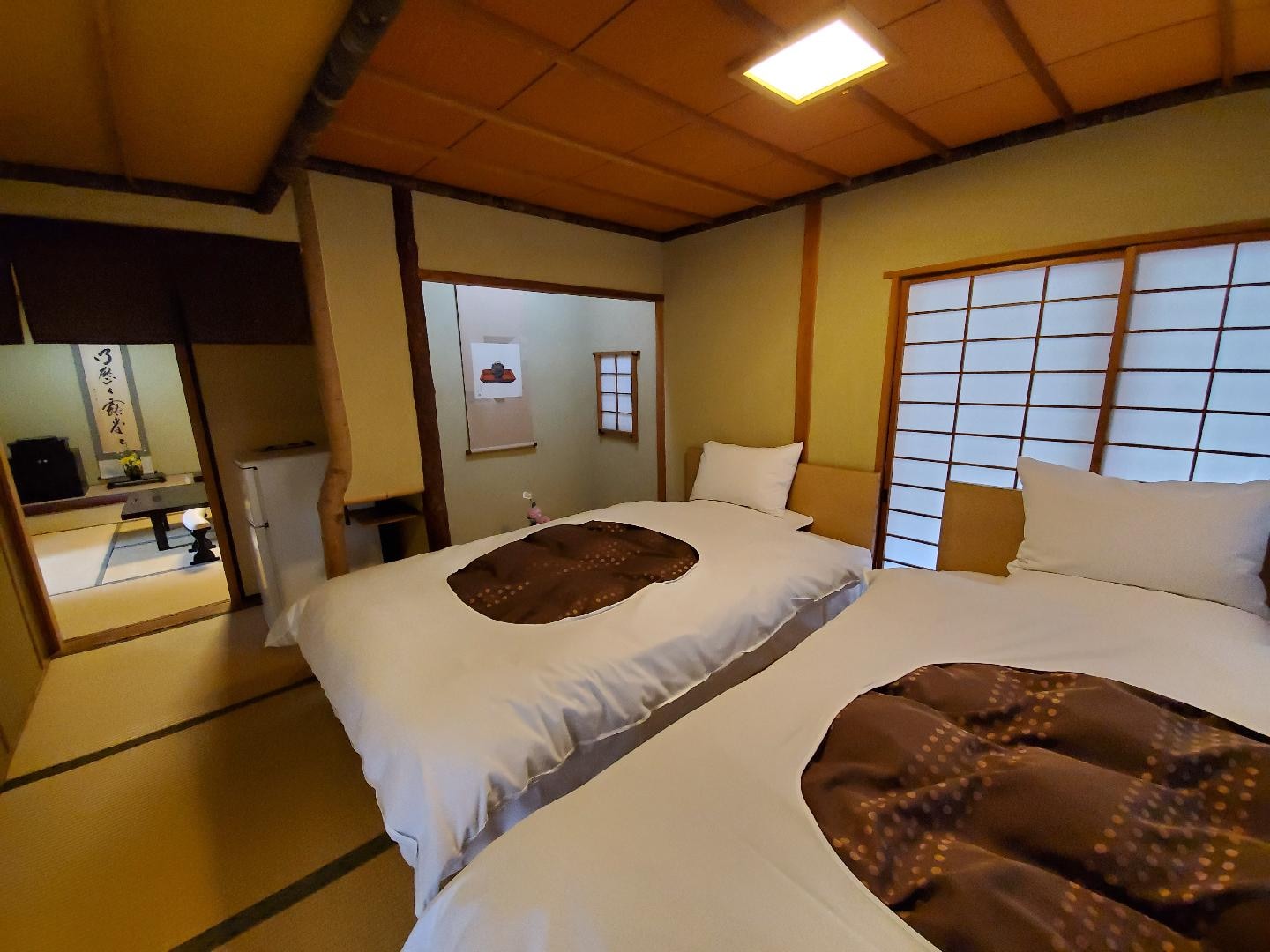 1st floor [open-air bath + indoor bath included] Japanese-style room 8 tatami mats + twin bed