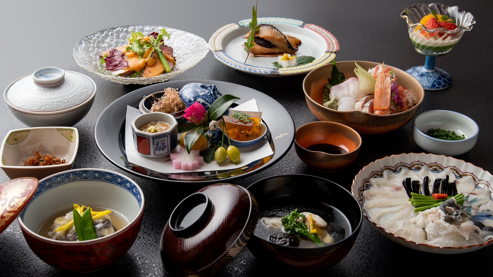 * [怀石料理]根据购买情况，每天都会改变菜肴的内容。