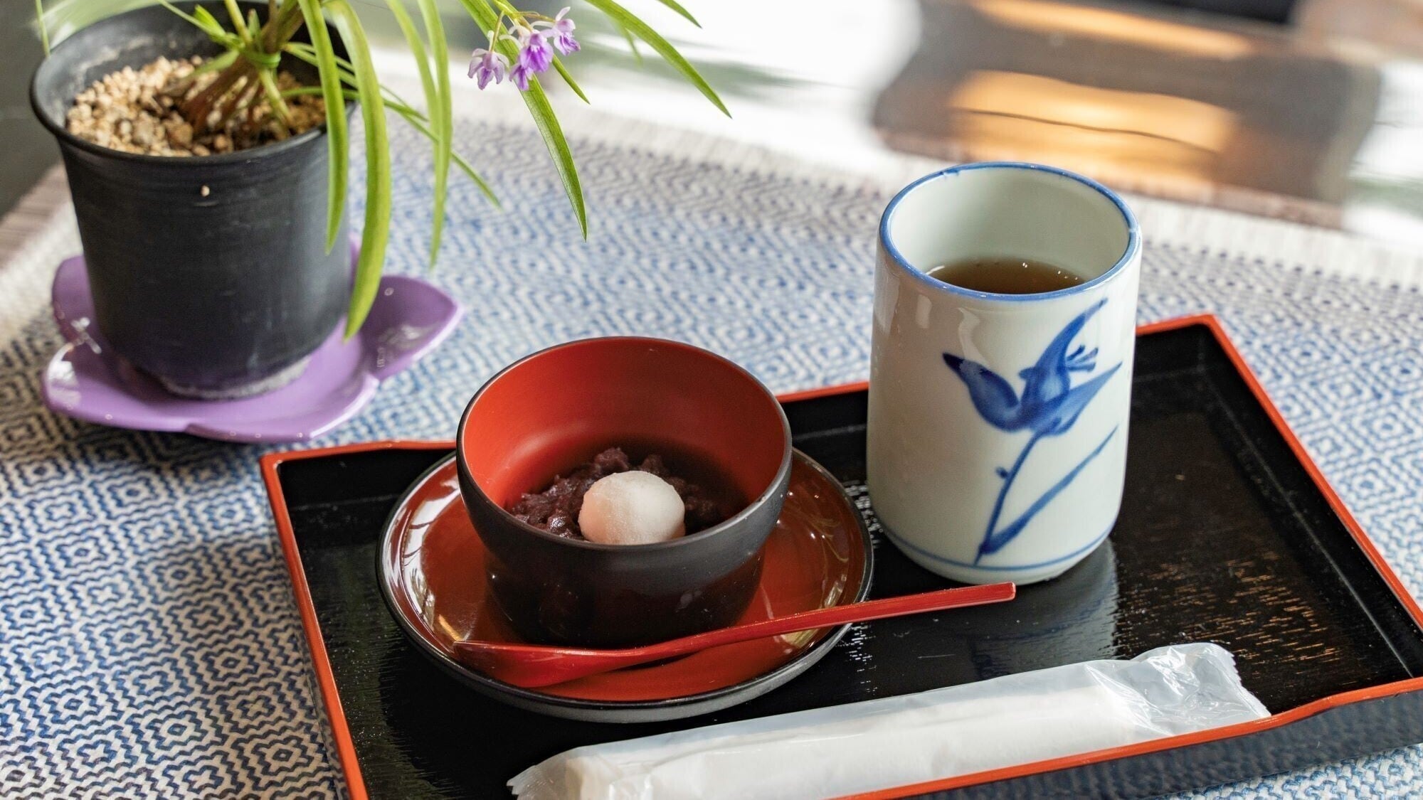 [Service] Warm up with homemade oshiruko♪