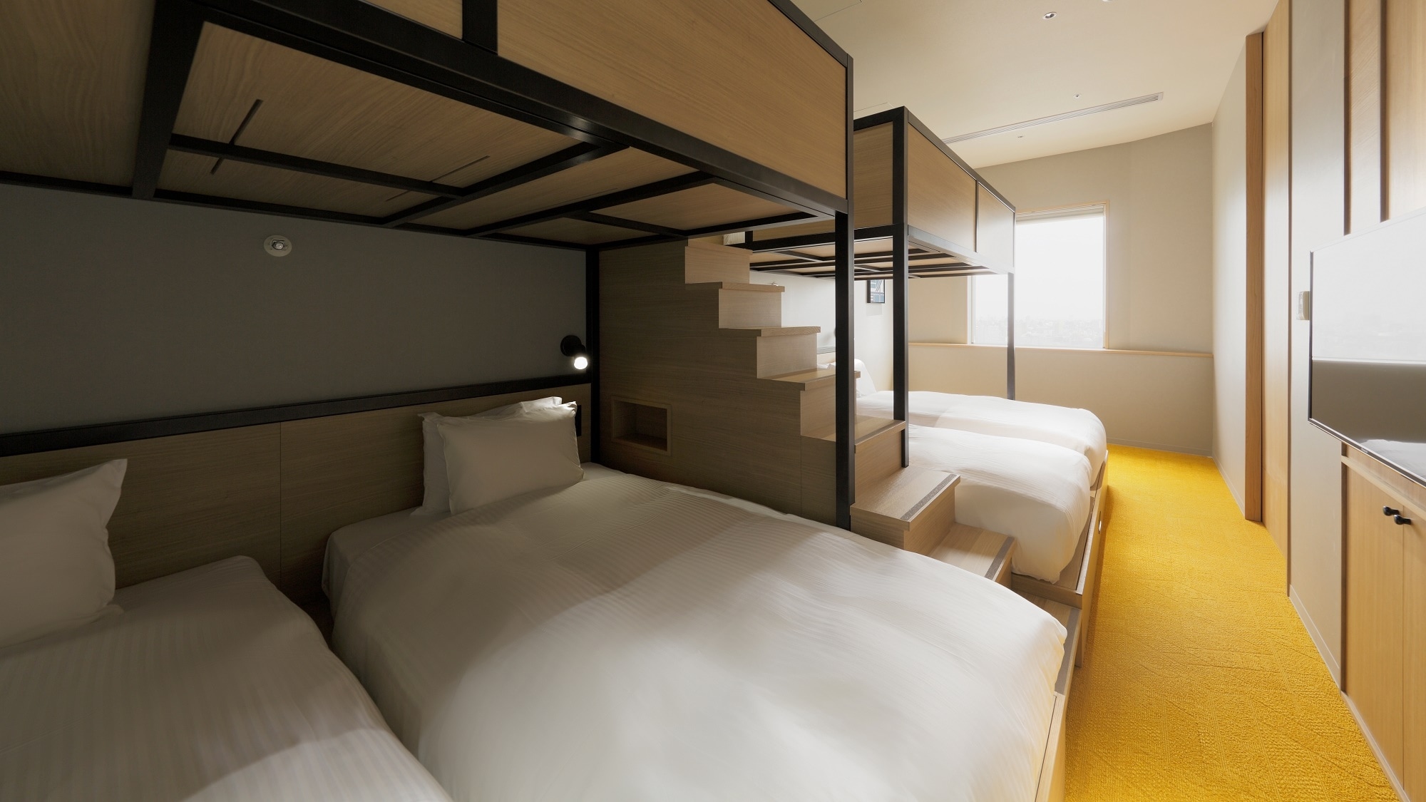 ◆Aoi Bank Bed Room | Ideal for groups, families, and girls' trips.
