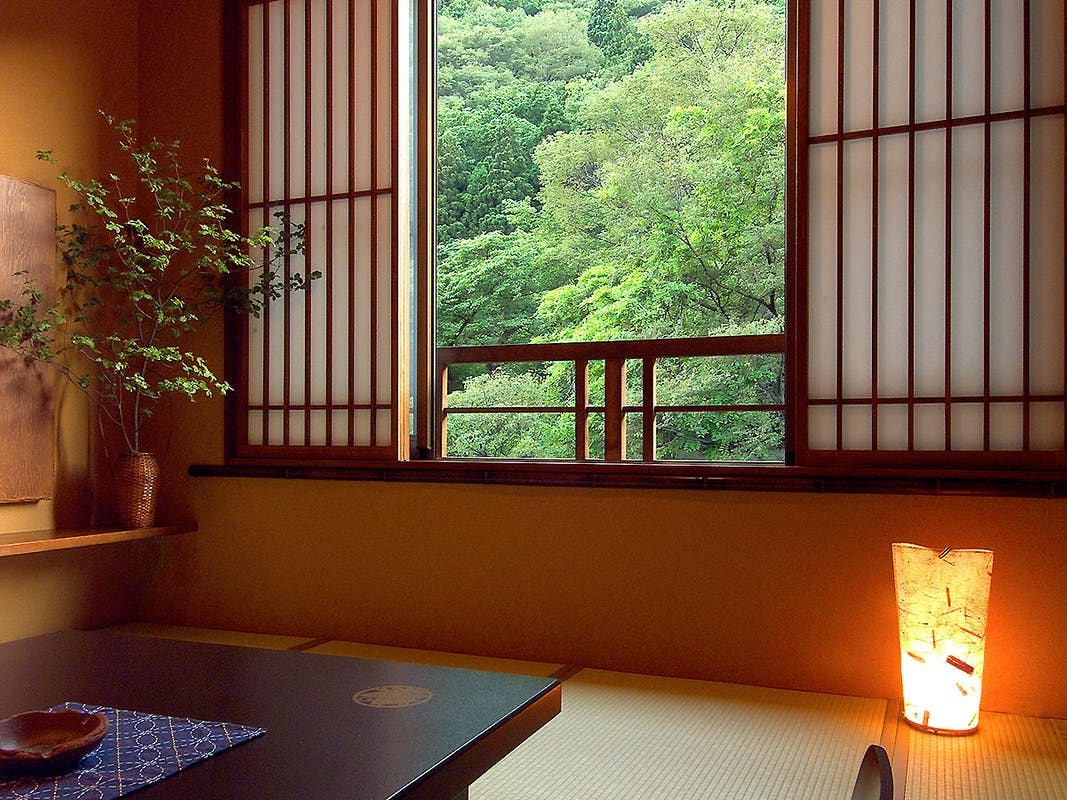 Japanese-style room with open-air bath "Zao no Ma" / Bandai no Ma