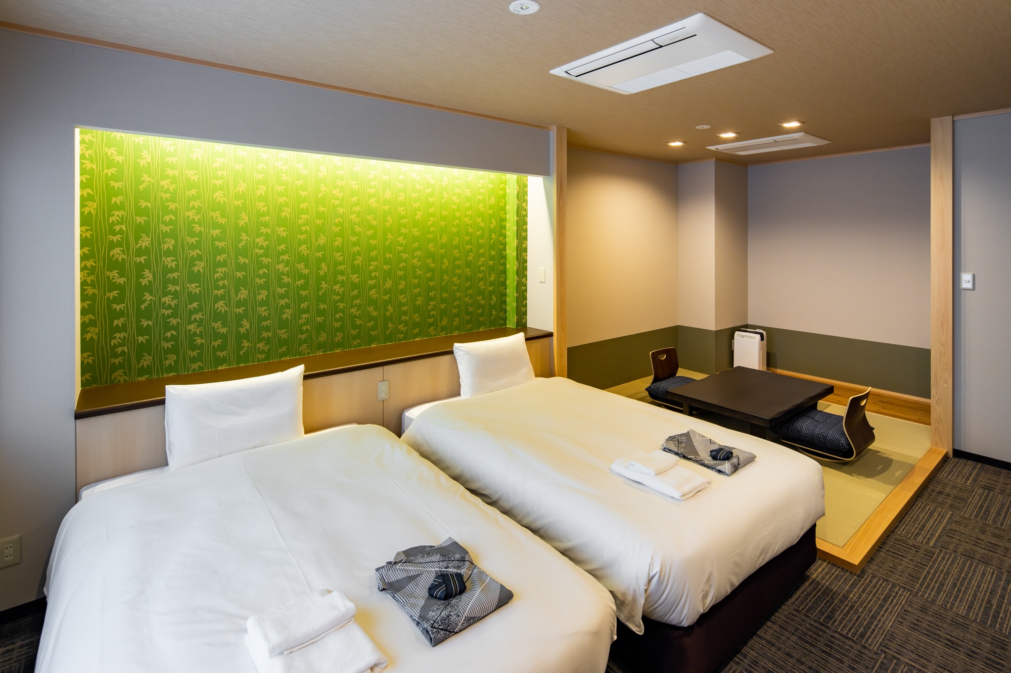 2 kamar Jepang dan Barat dengan pemandangan panorama