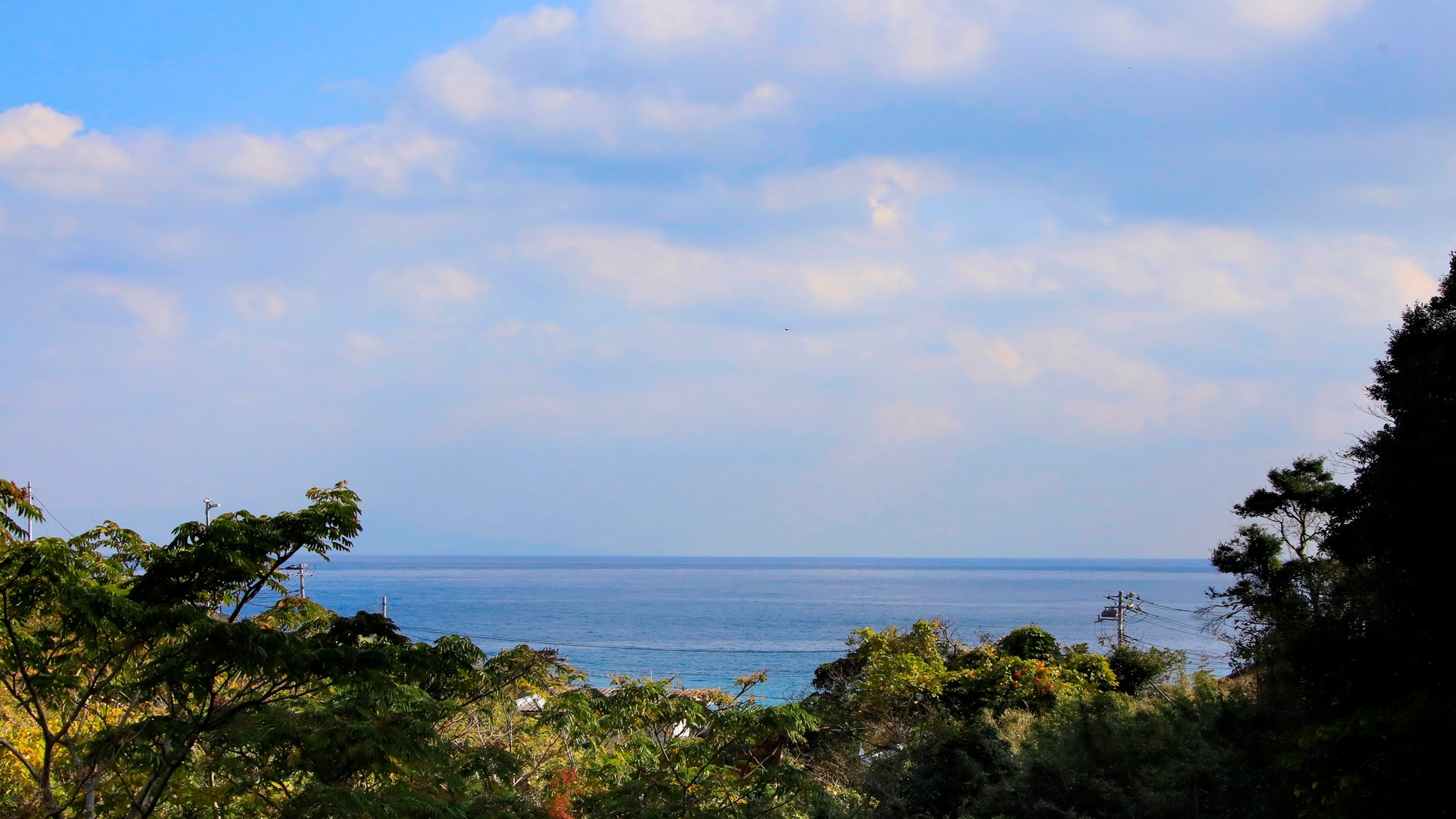 Twin room with sunroof and ocean view | View from the room