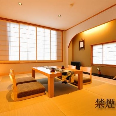 Kansui-tei, kamar deluxe modern bergaya Jepang yang luas, 14 tikar tatami, kamar bebas rokok