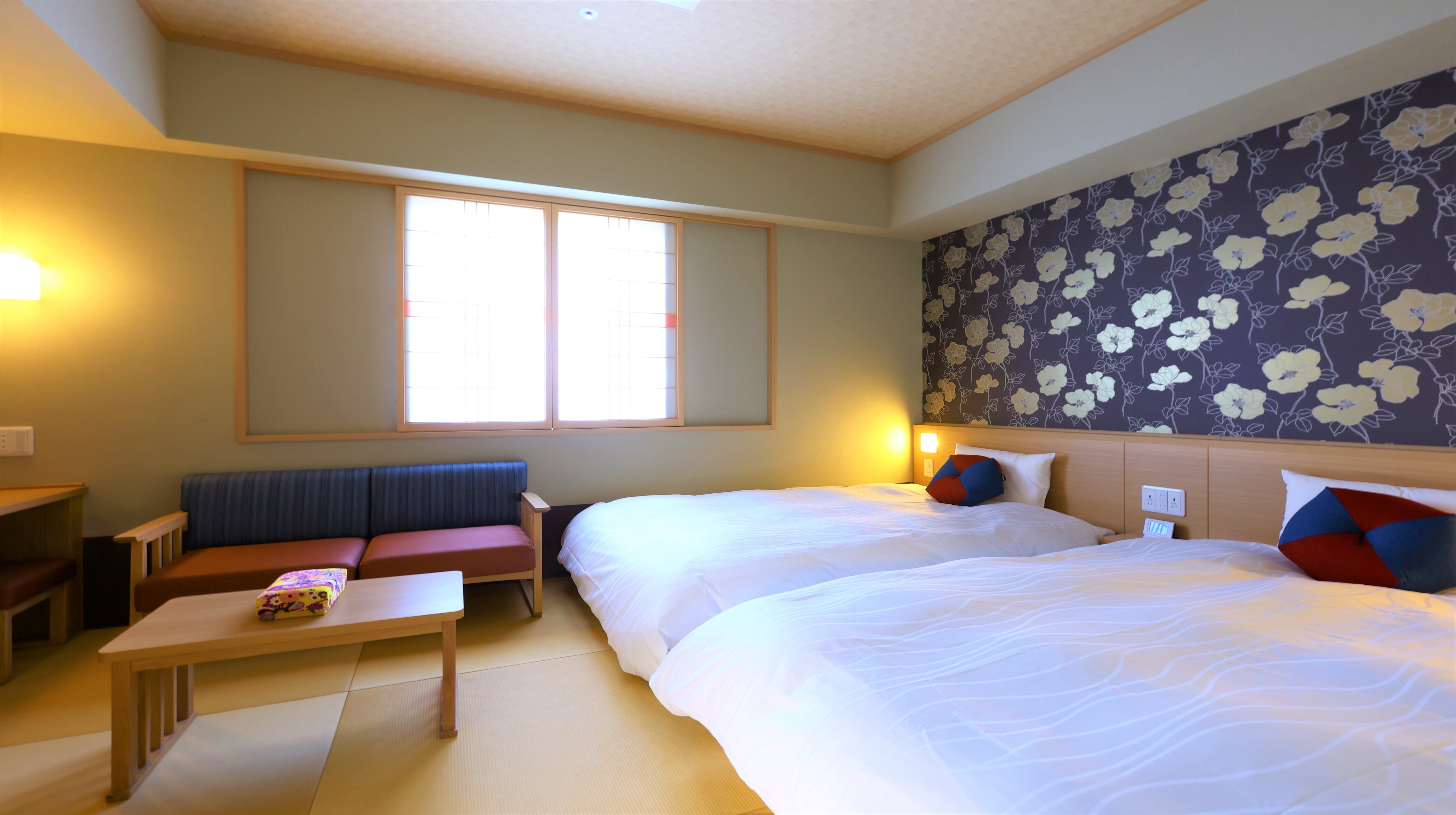 ◆Japanese-style superior room (2 beds) [with cypress bath] 25.7-27.3 square meters *Image