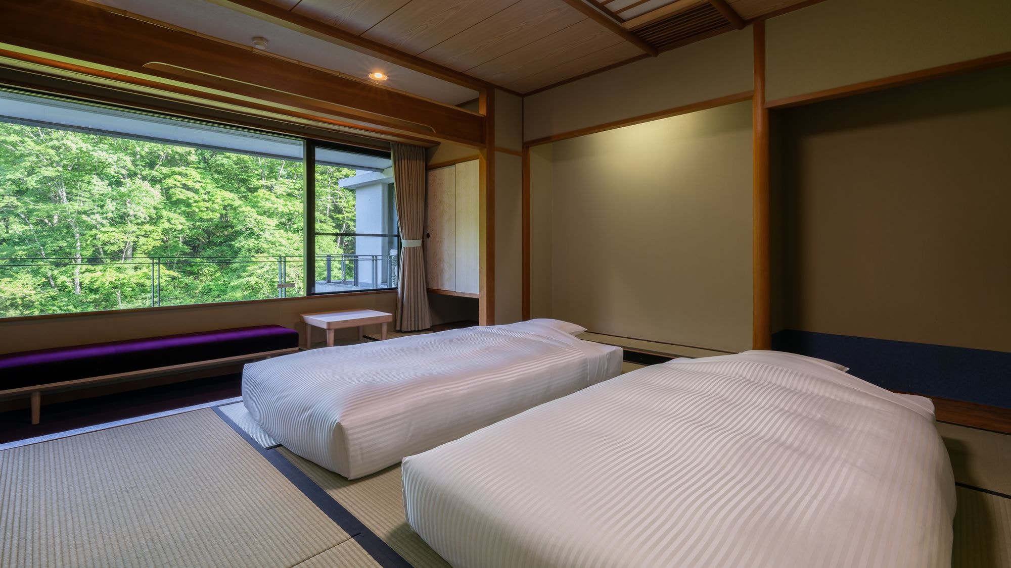 [Non-smoking] Japanese-style room with 8 tatami mats and 2 mattress beds