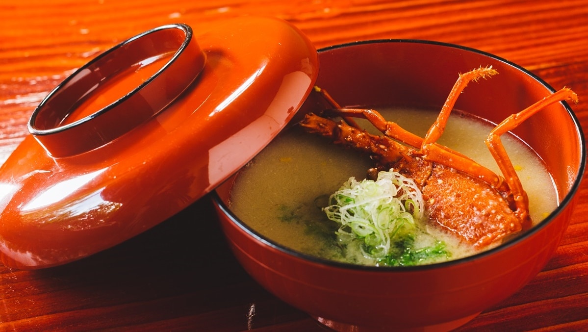 Lobster miso soup