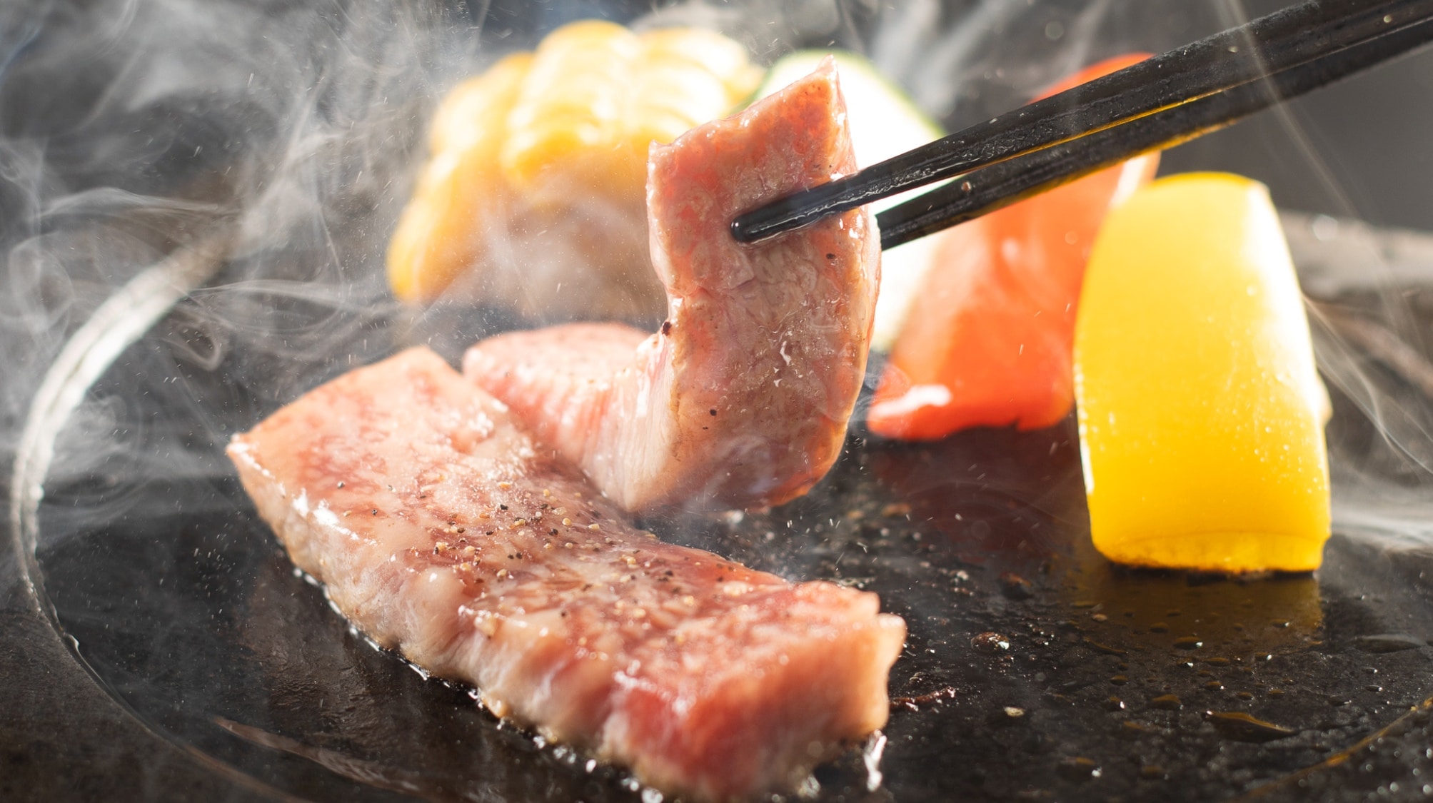 Wagyu beef stone grilled