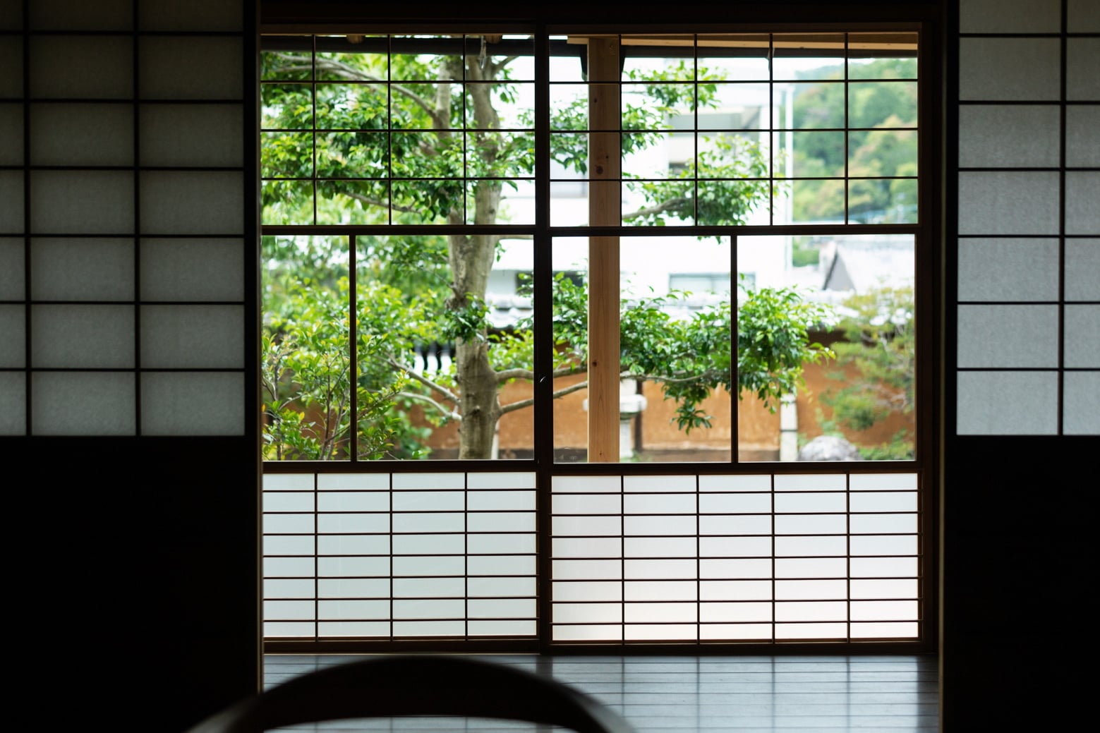 Have a calm time while looking at the garden