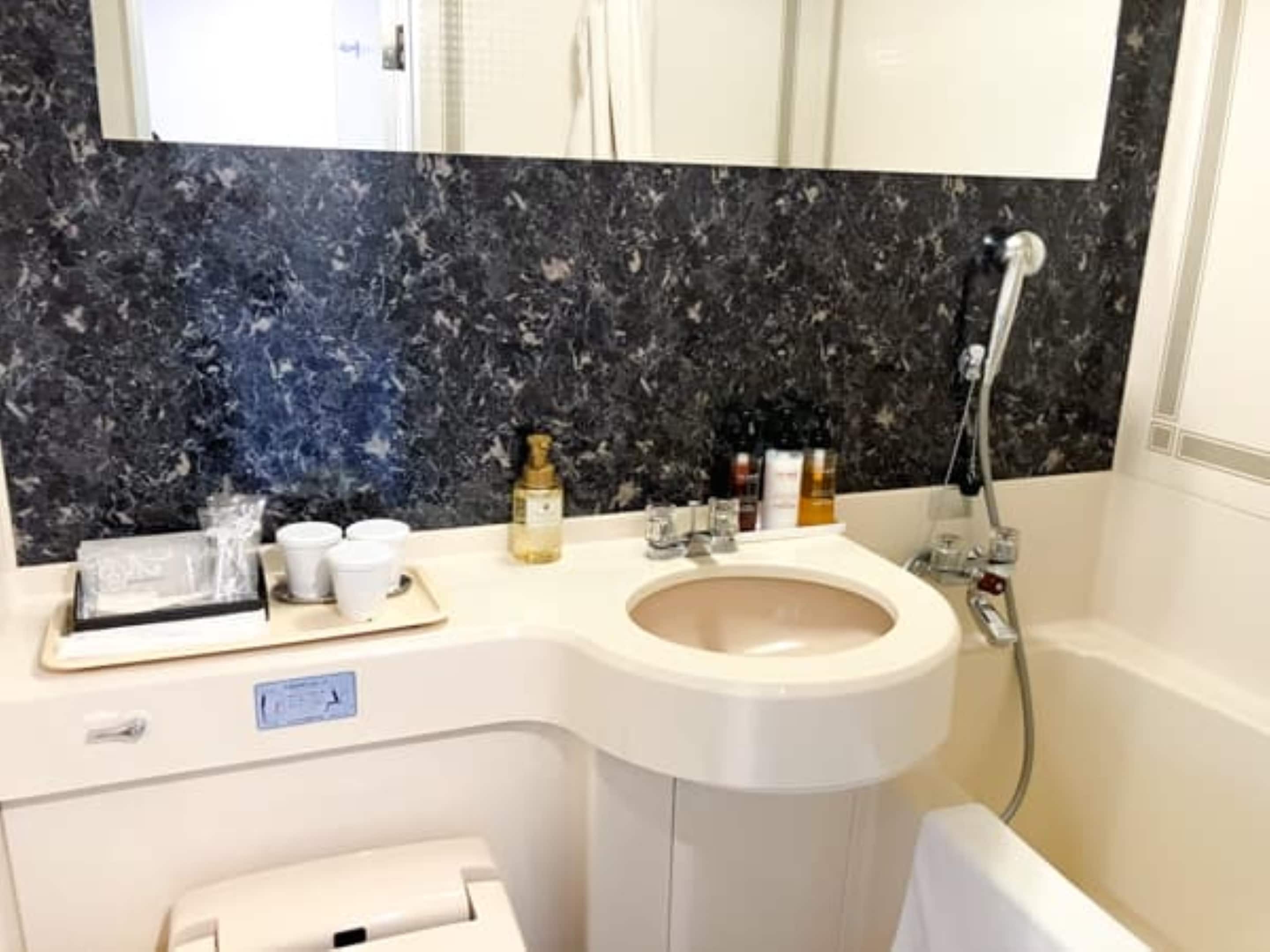 Single, twin and triple unit bathrooms