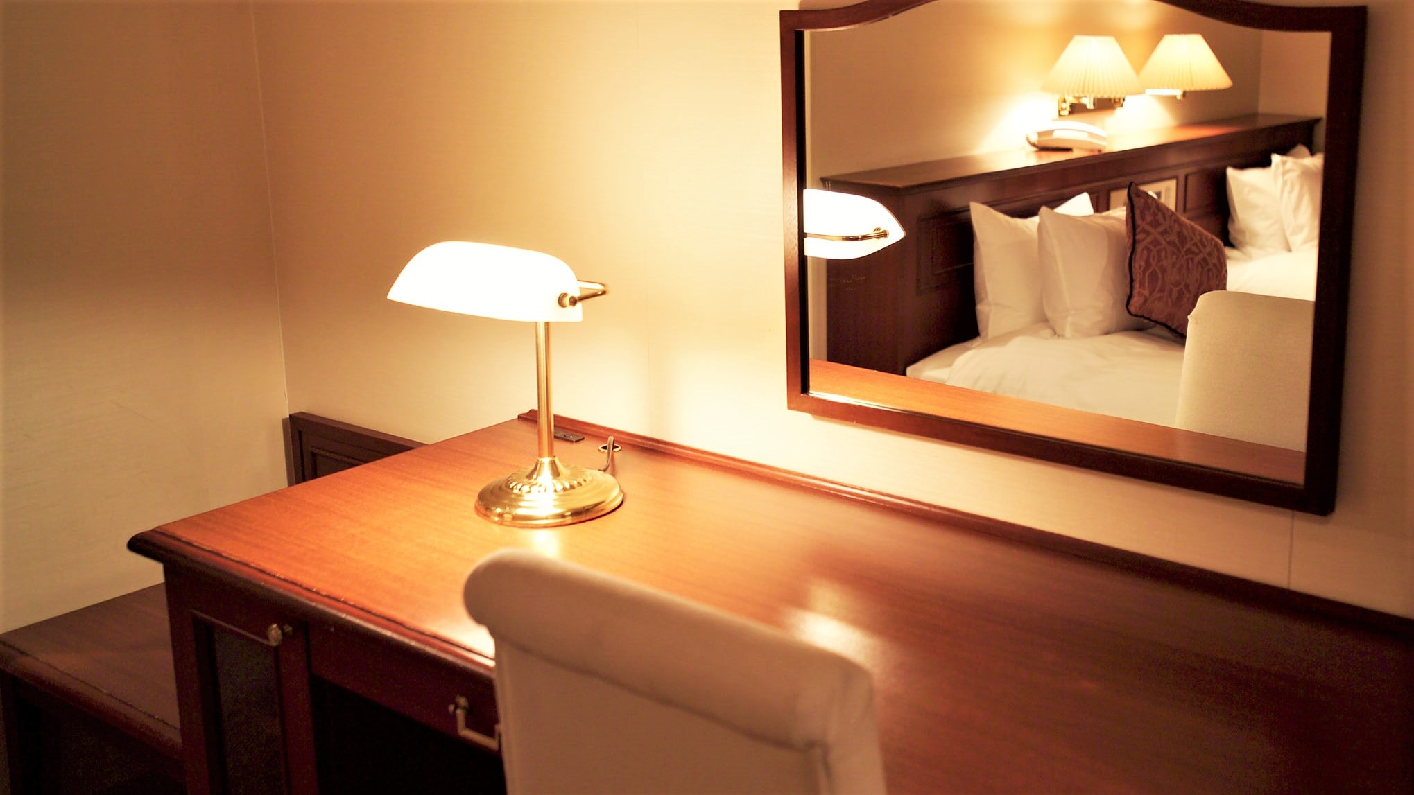 Desk lamp in each room