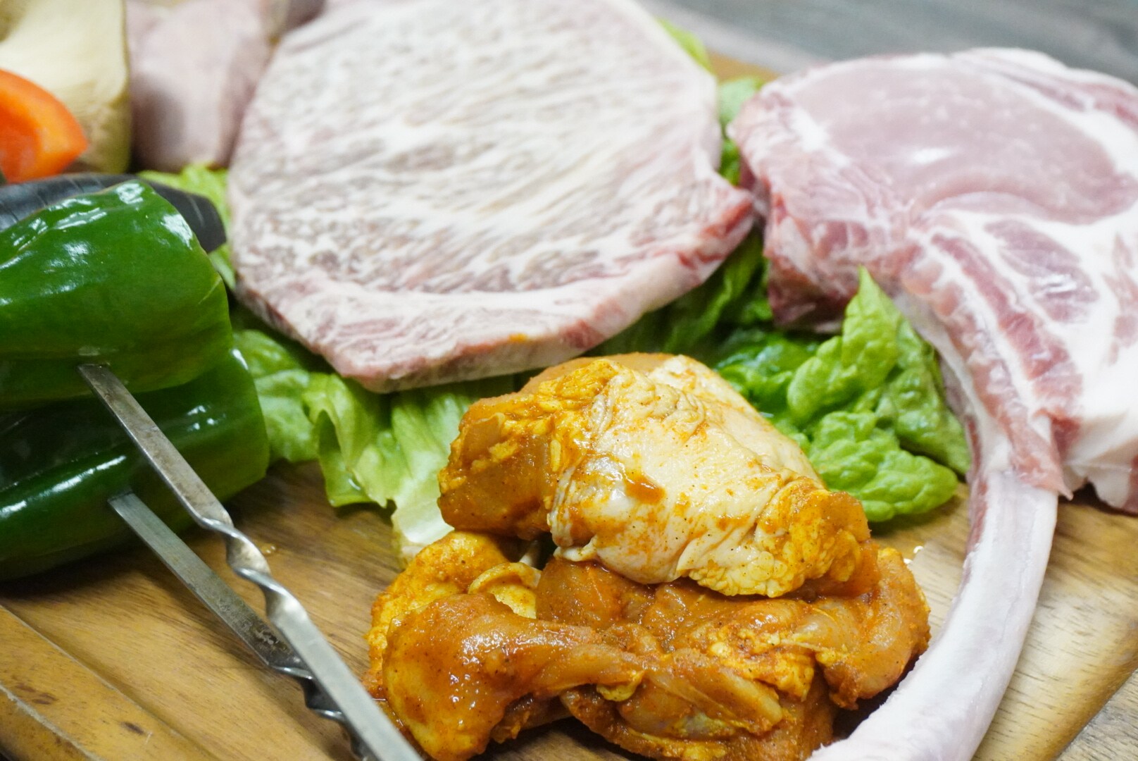 BBQ menu: meat