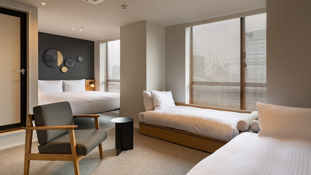 [Deluxe Double] Family room that can accommodate up to 4 people. Ideal for families and groups.