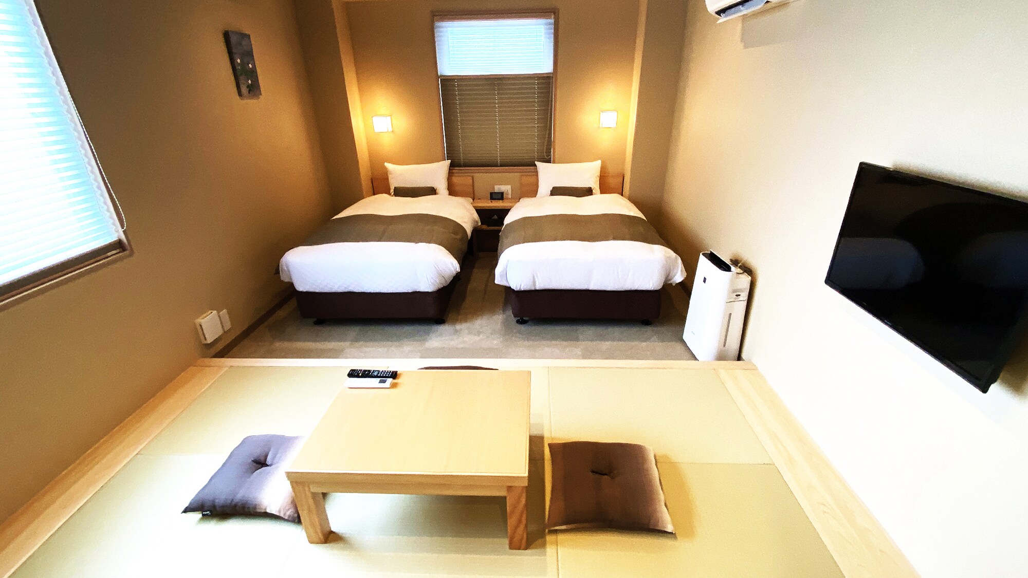 ห้องทวินมาตรฐานสไตล์ญี่ปุ่นผสมตะวันตก