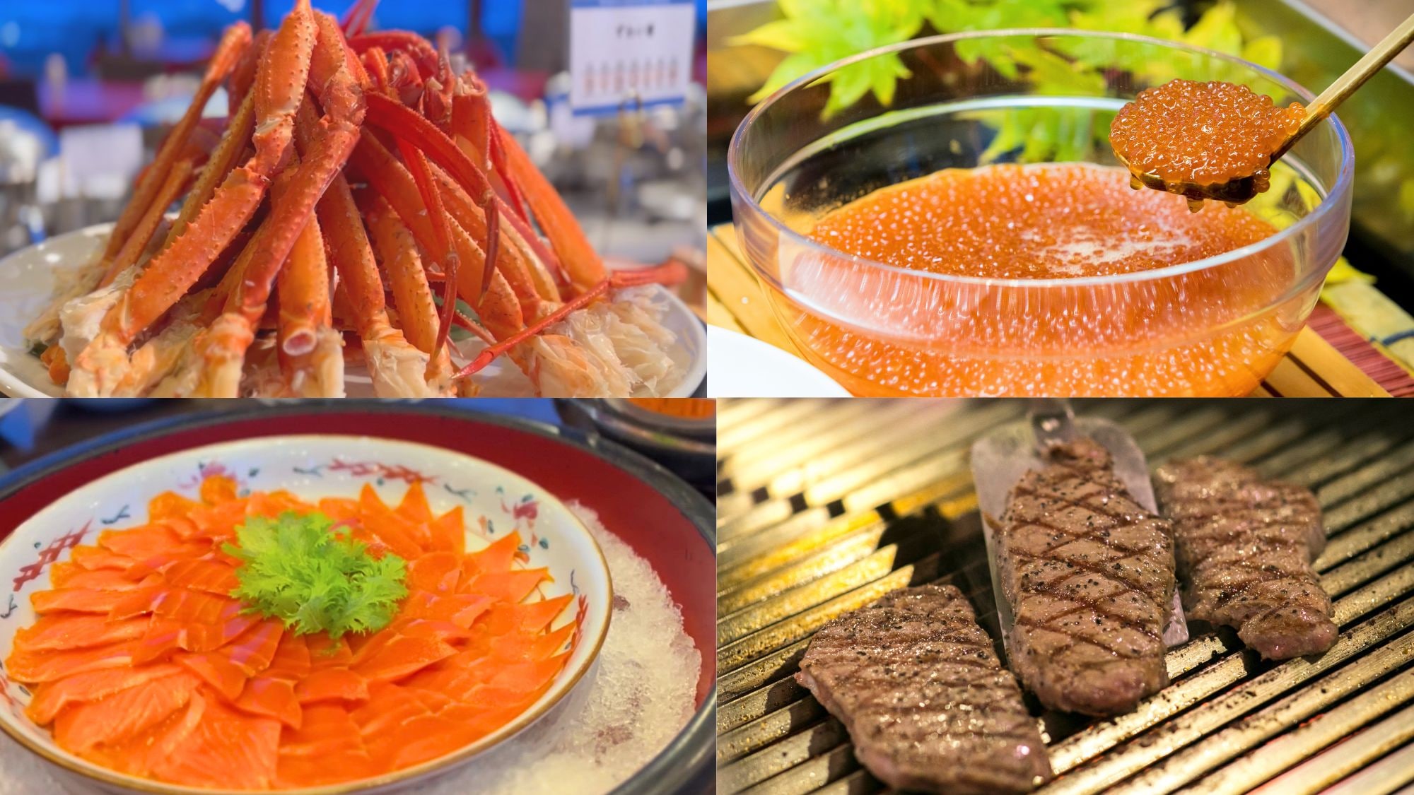 [อาหารค่ำ] บุฟเฟ่ต์เมนูโปรดได้ไม่อั้นทั้งอาหารทะเลและเนื้อย่าง!