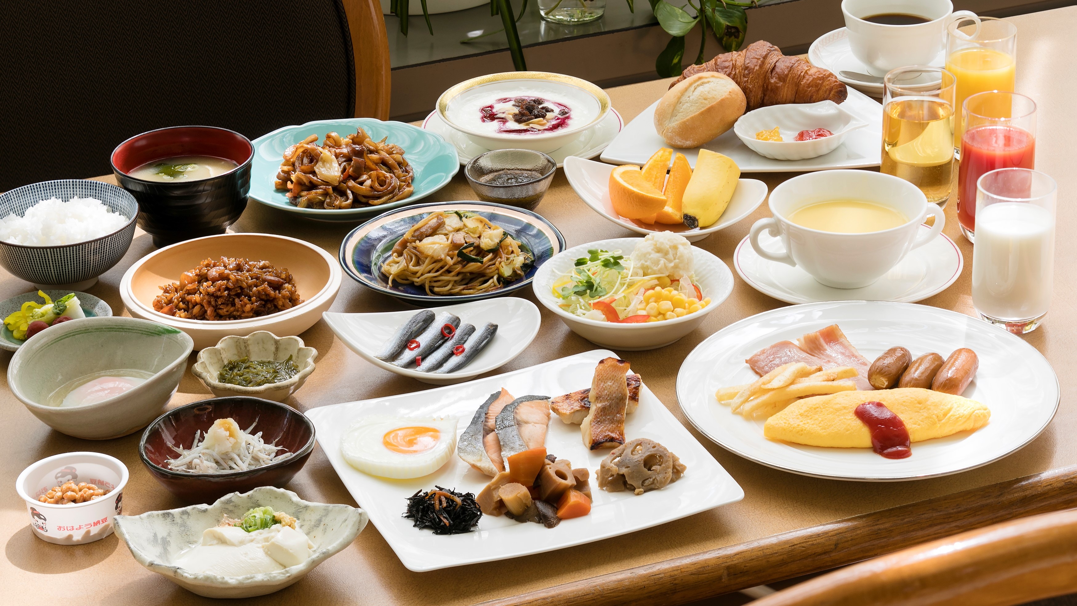 ◆ Breakfast buffet ◆ A rich menu of local production for local consumption ♪ A rich assortment of about 30 types.
