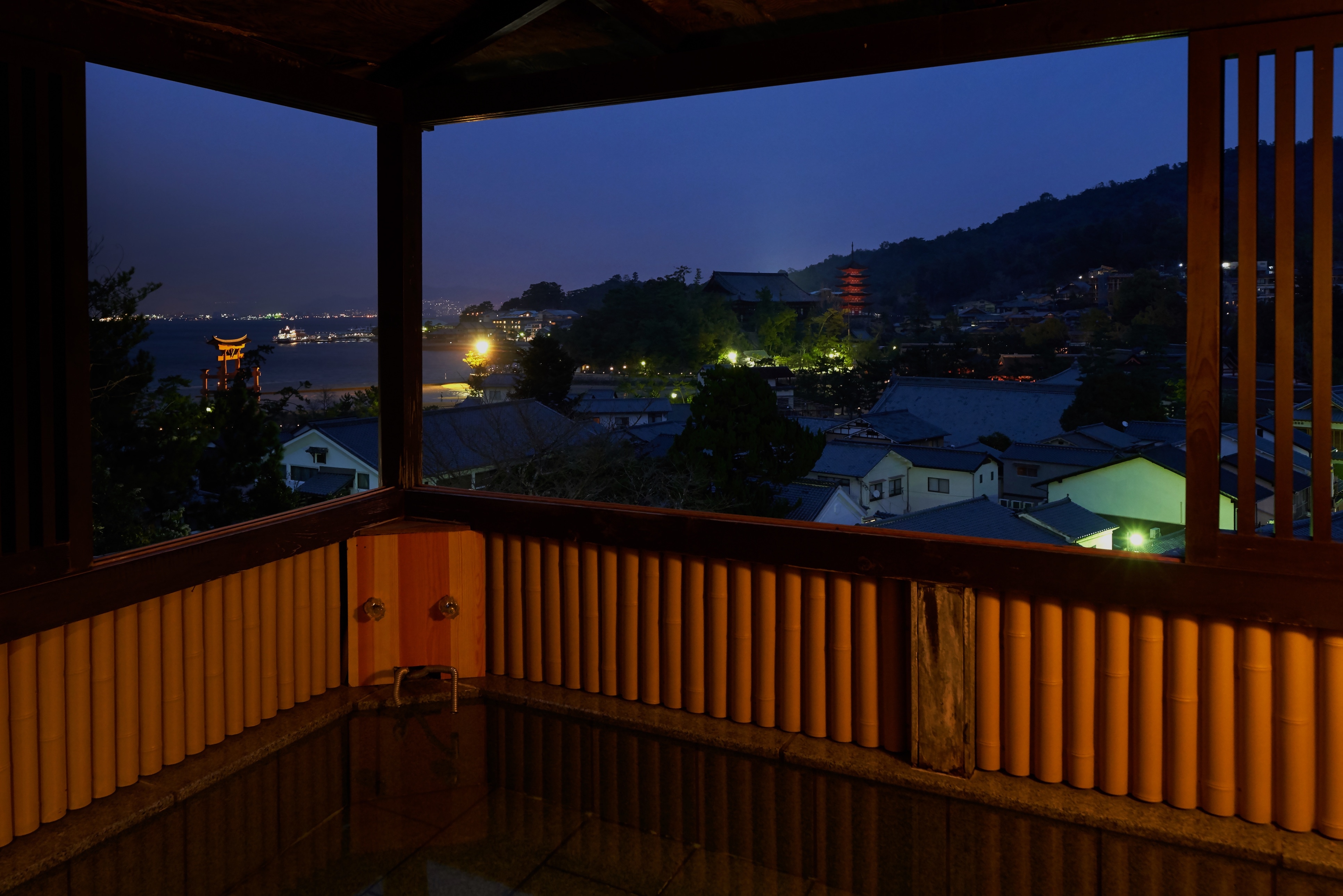 Photo of open-air bath ①