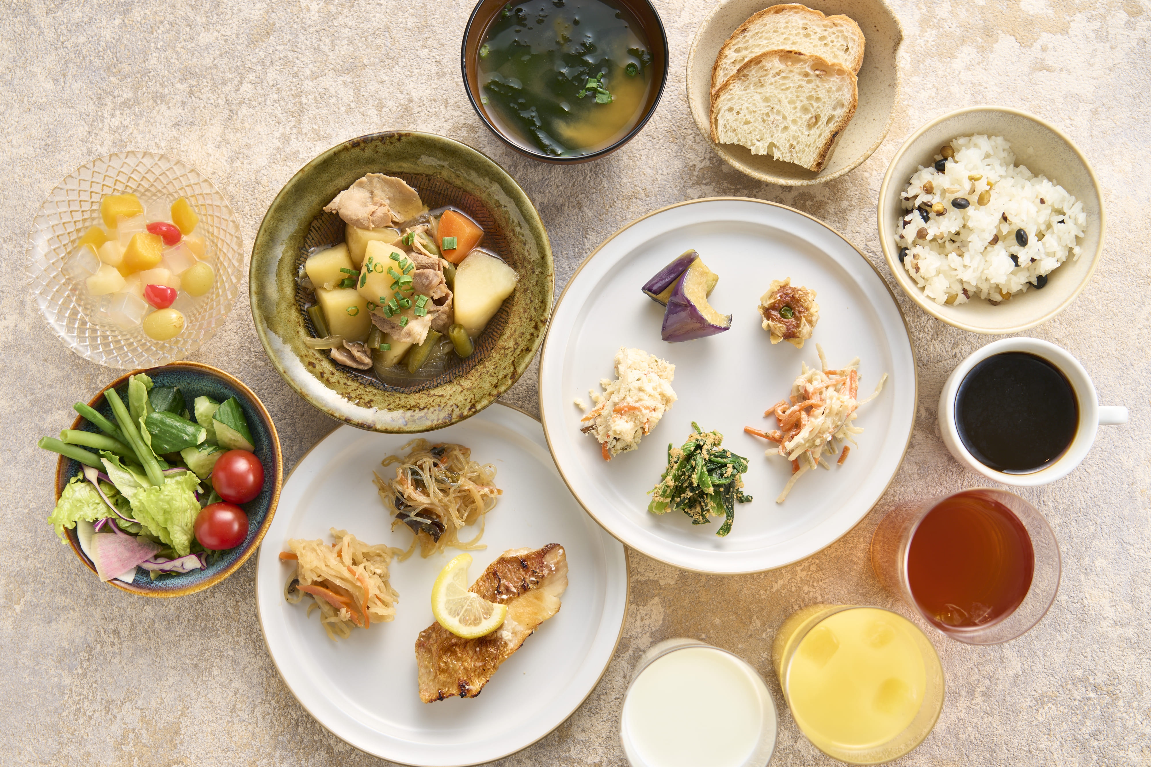 Eatwell Buffet ~ Sarapan lezat, sehat dan padat ~ Contoh penyajian