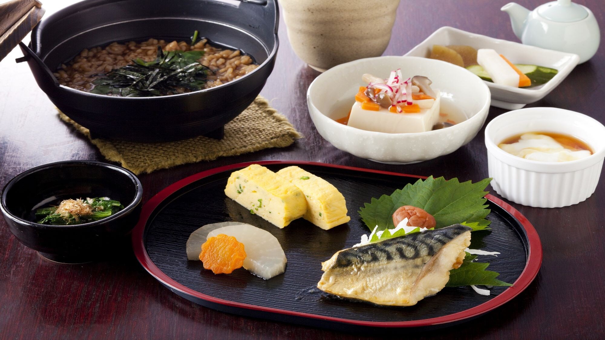 차 죽 세트