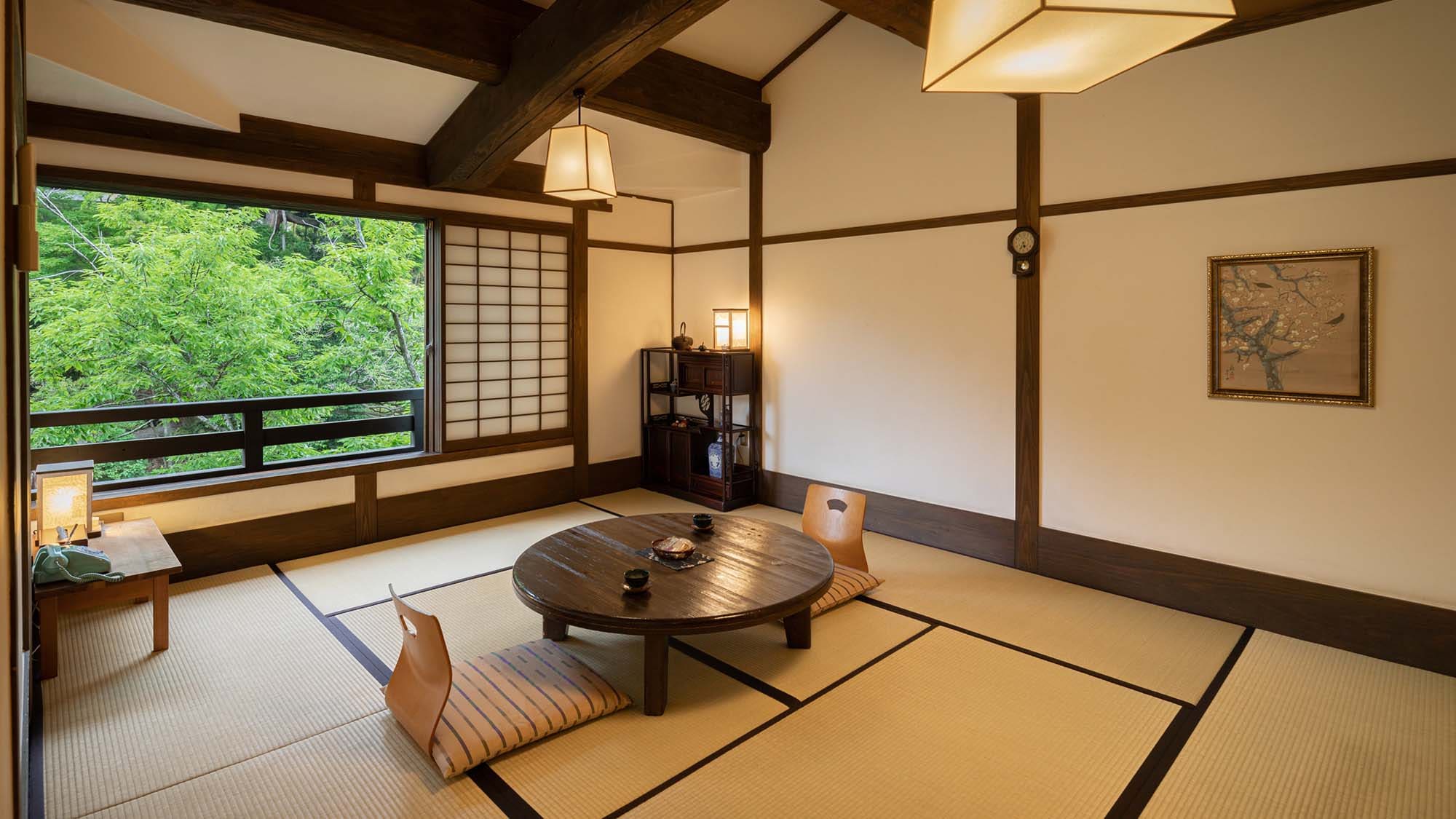 Tue: River side Japanese-style room 10 tatami mats