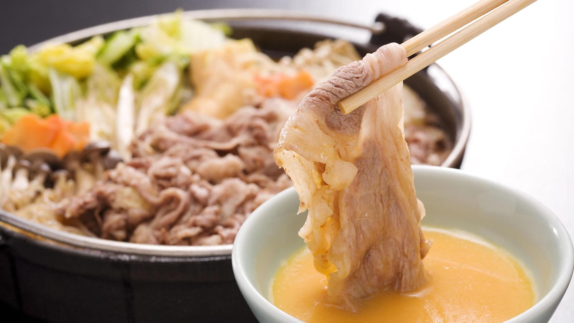 [In-room dining] Sukiyaki