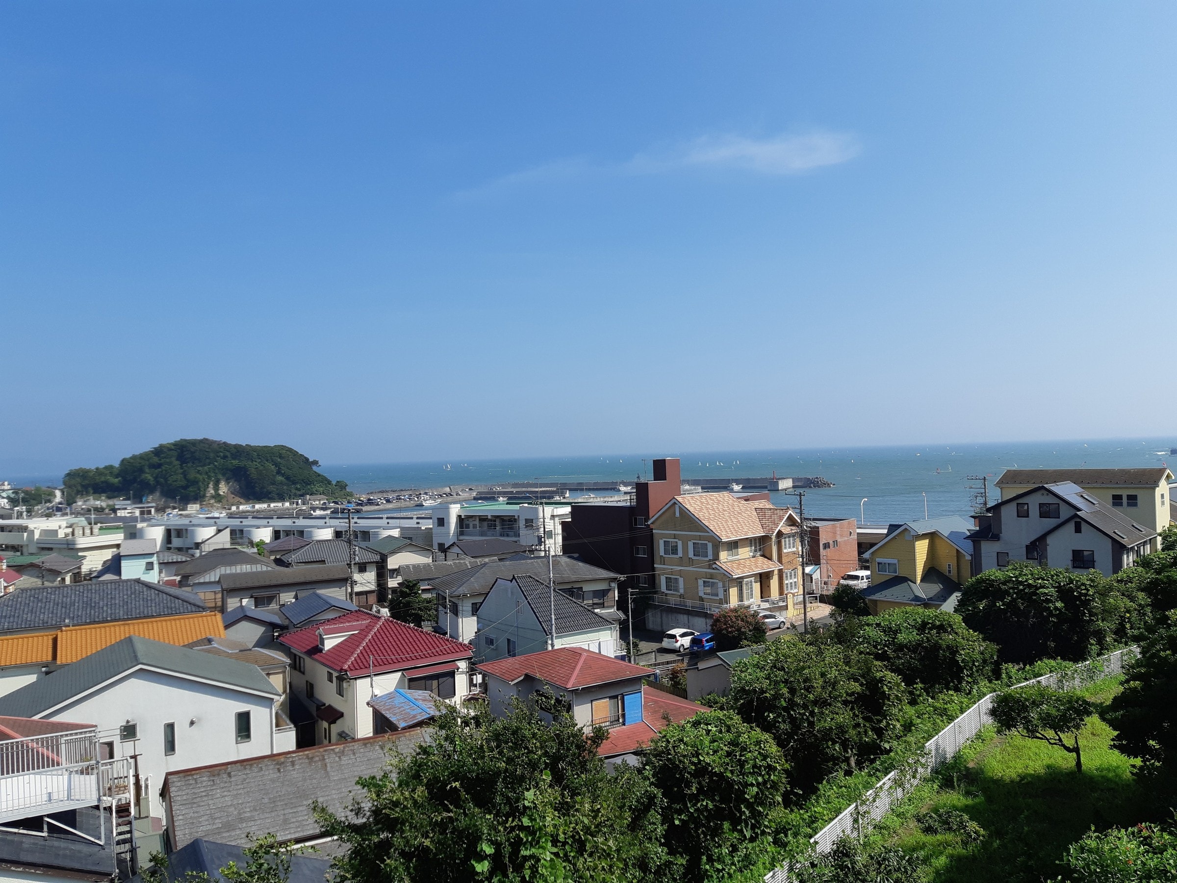 View from the guest room on the 3rd floor