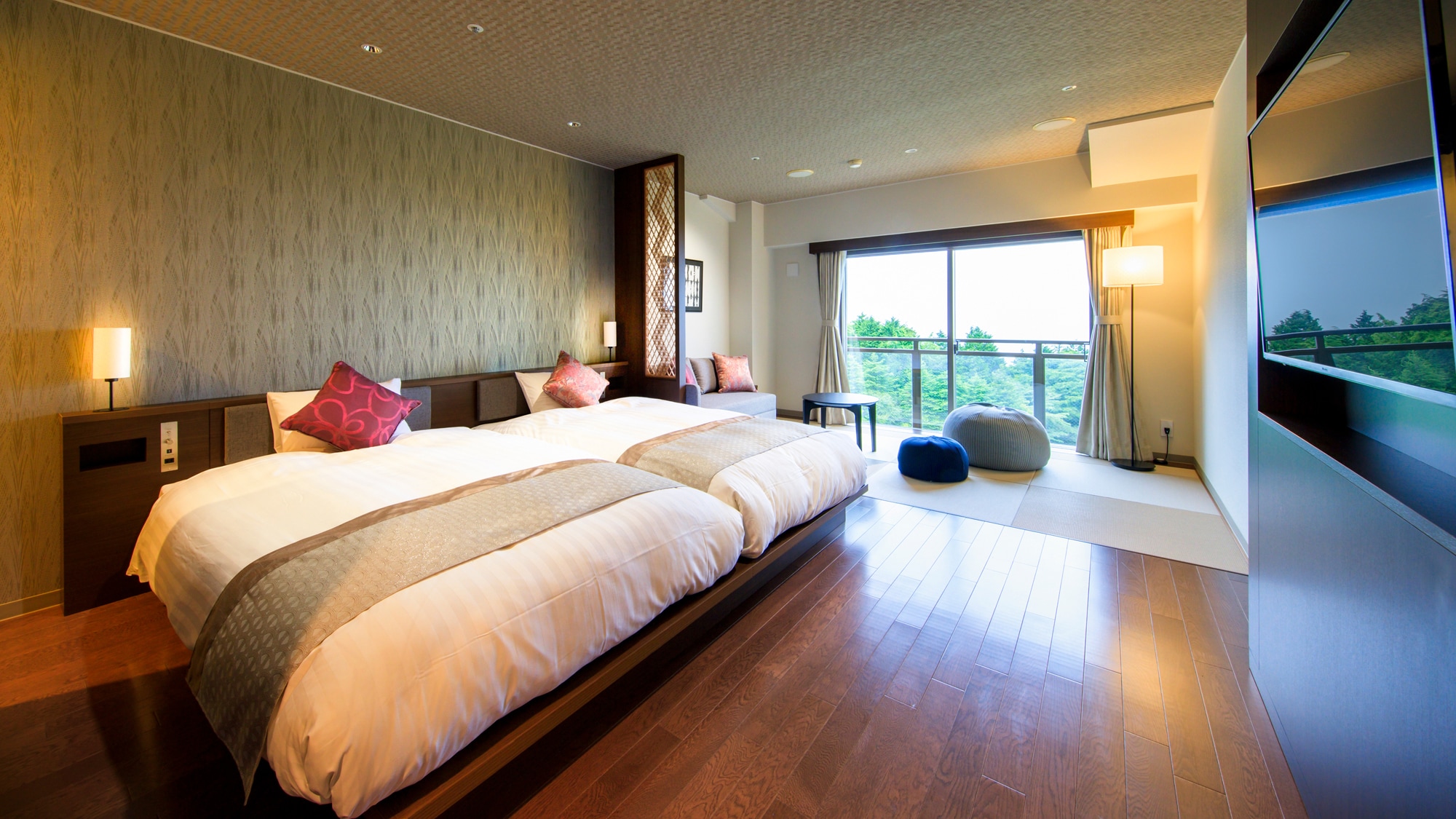 [Fuji view from the room] Fujimi Japanese and Western room ★ Renewal in 2019!