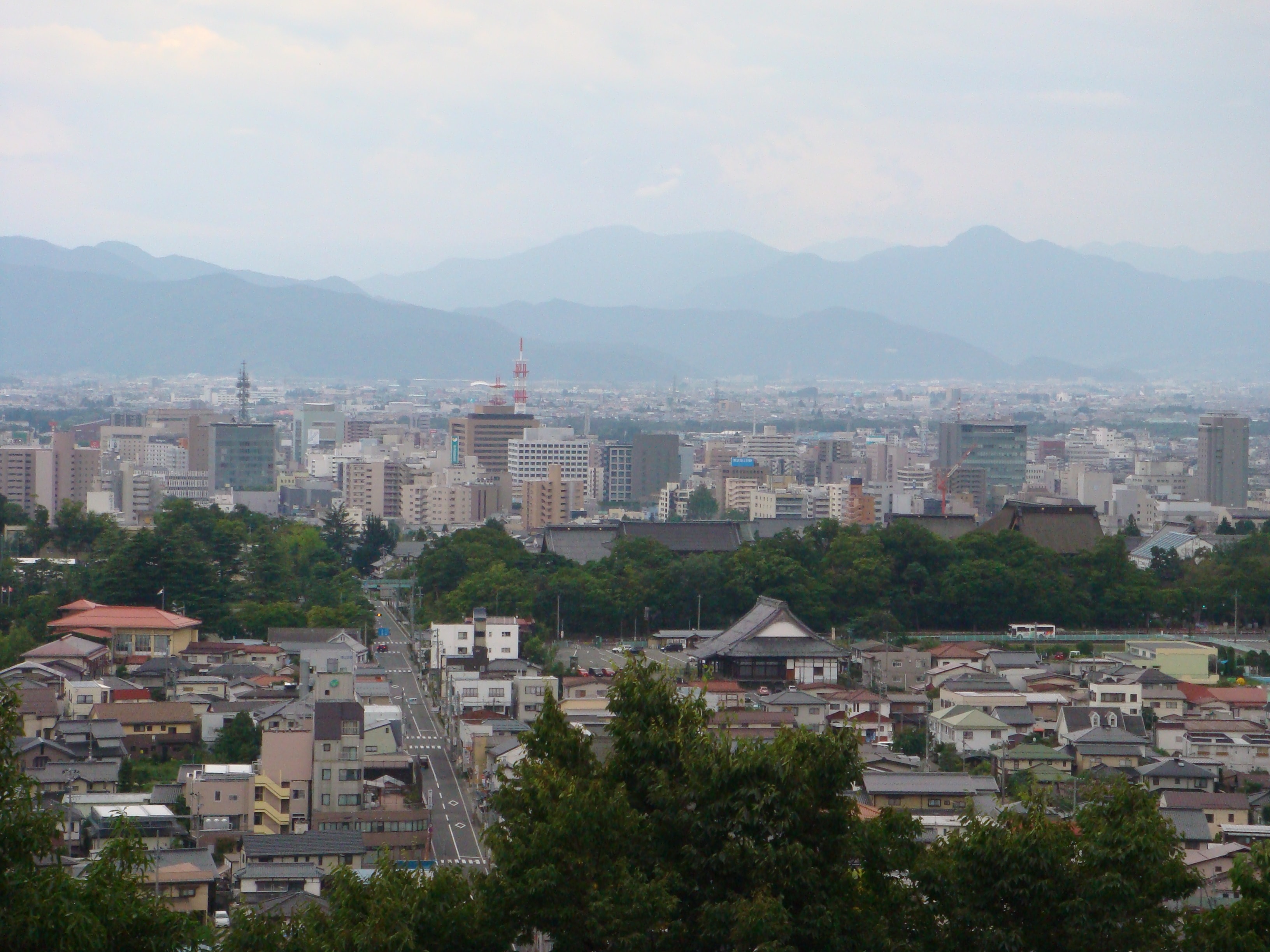 [Landscape from guest room]