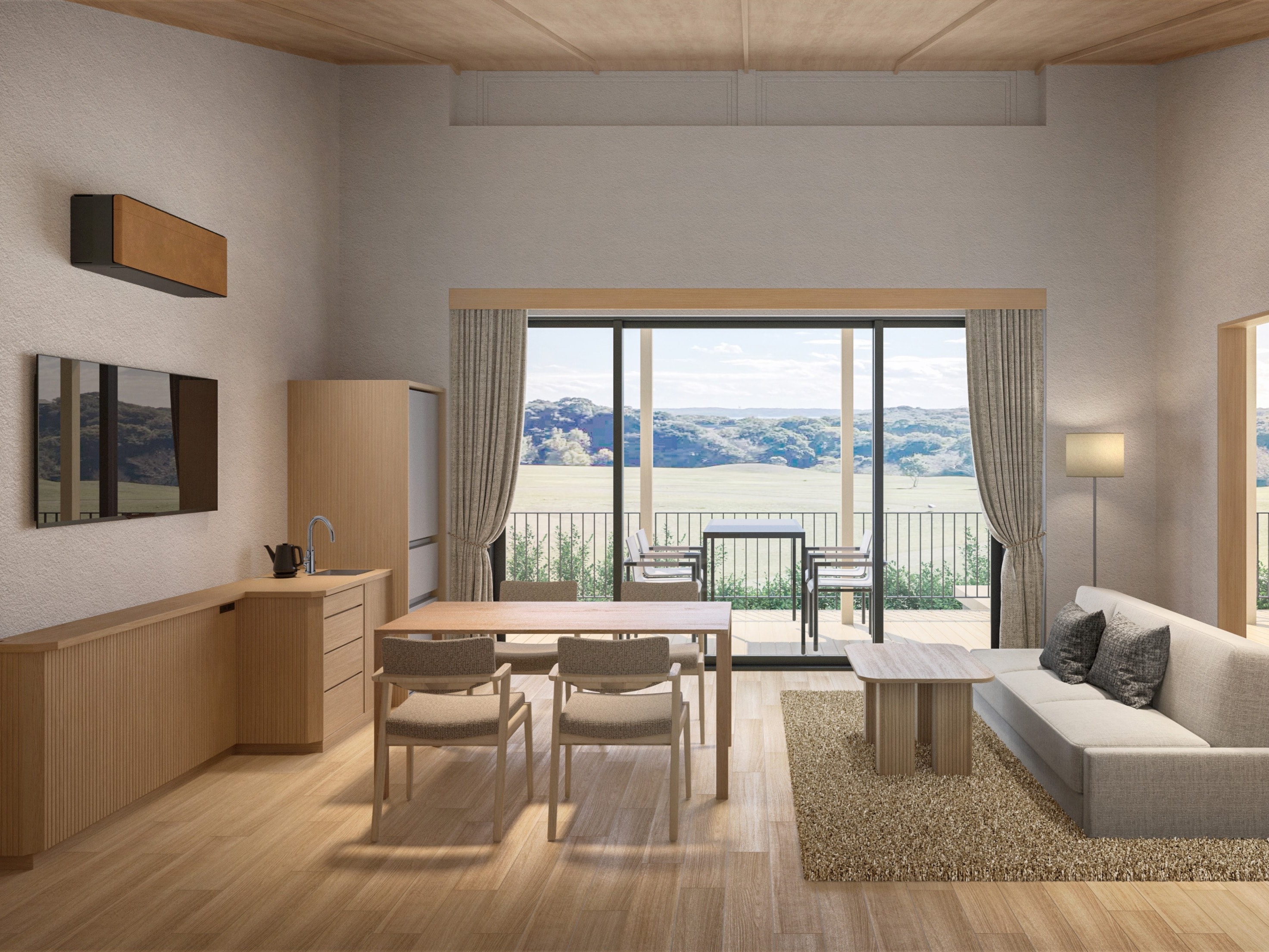 [เปิดเมษายน 2569] ห้องนั่งเล่น Hills Villa (ภาพคอนเซ็ปต์)