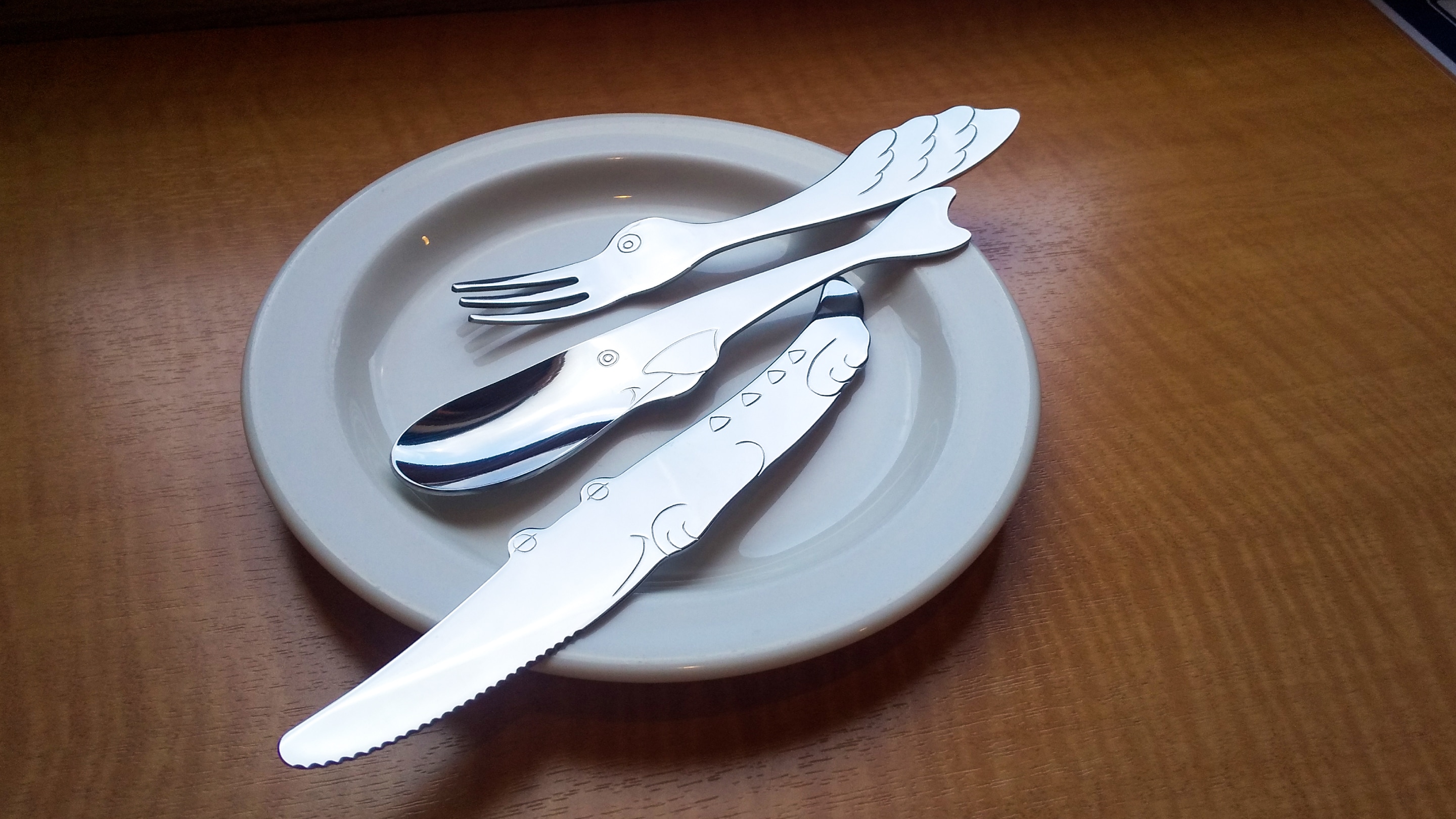 Set of 3 animal cutlery