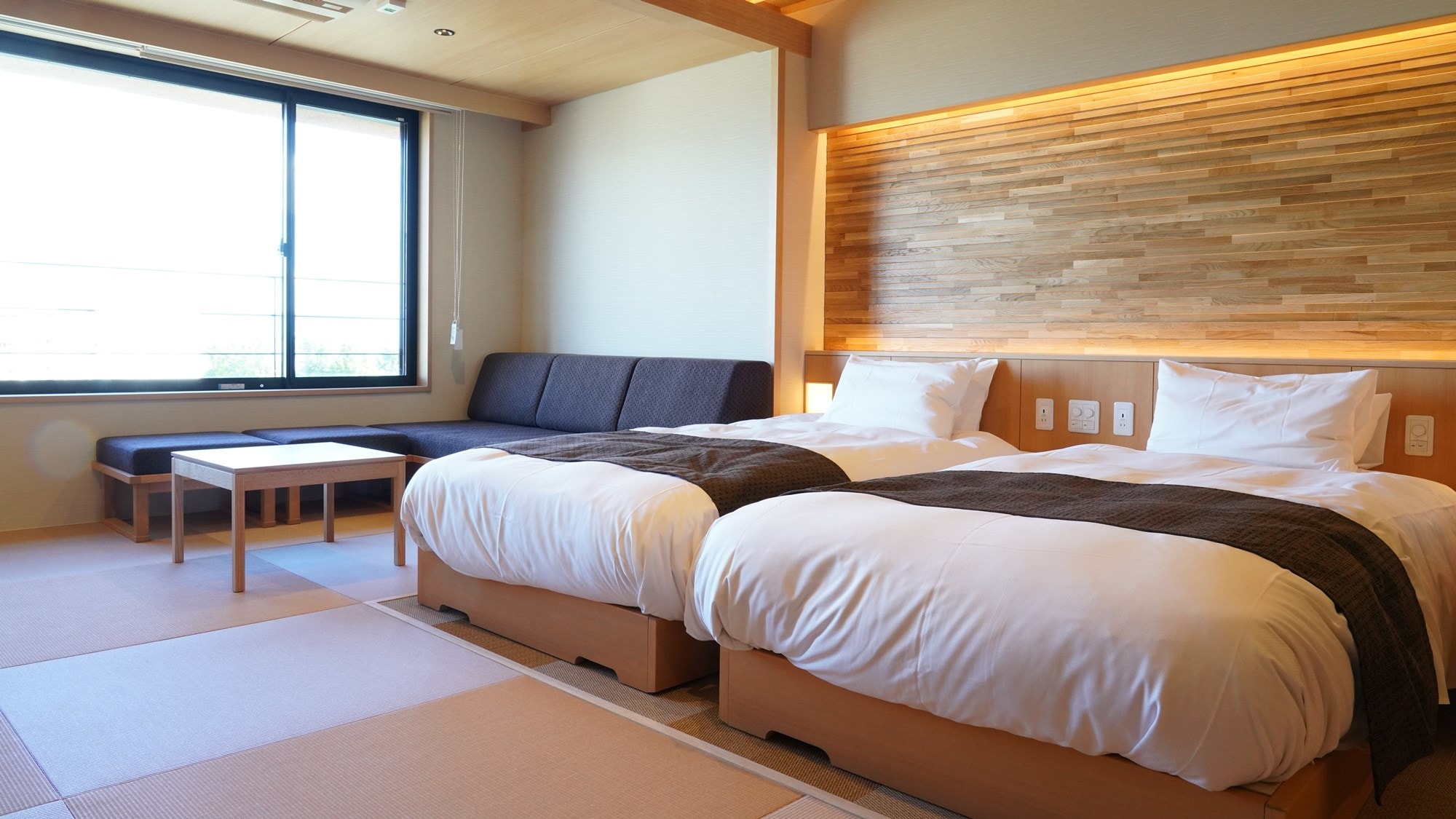Special room with semi-open-air hot spring bath "Hoshiakari" Wheelchair accessible Pets not allowed
