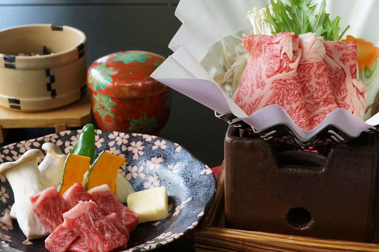 Nagi beef (sukiyaki)