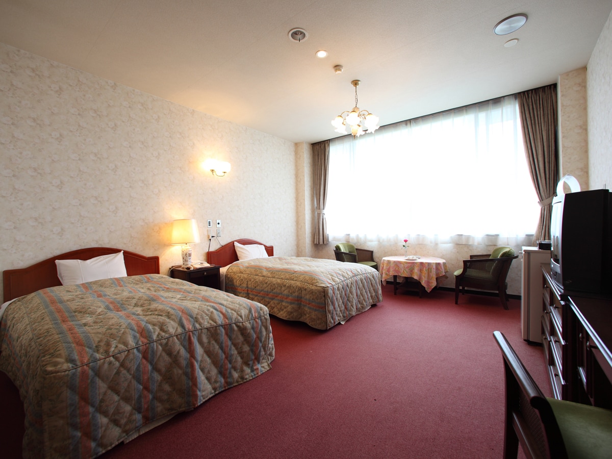 Deluxe twin type Western-style room "Rose"