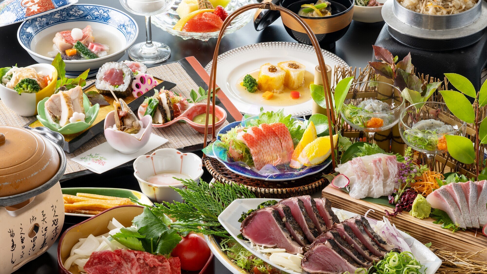 【澤內料理和土佐懷石料理的圖片】這是12月到2月的內容。