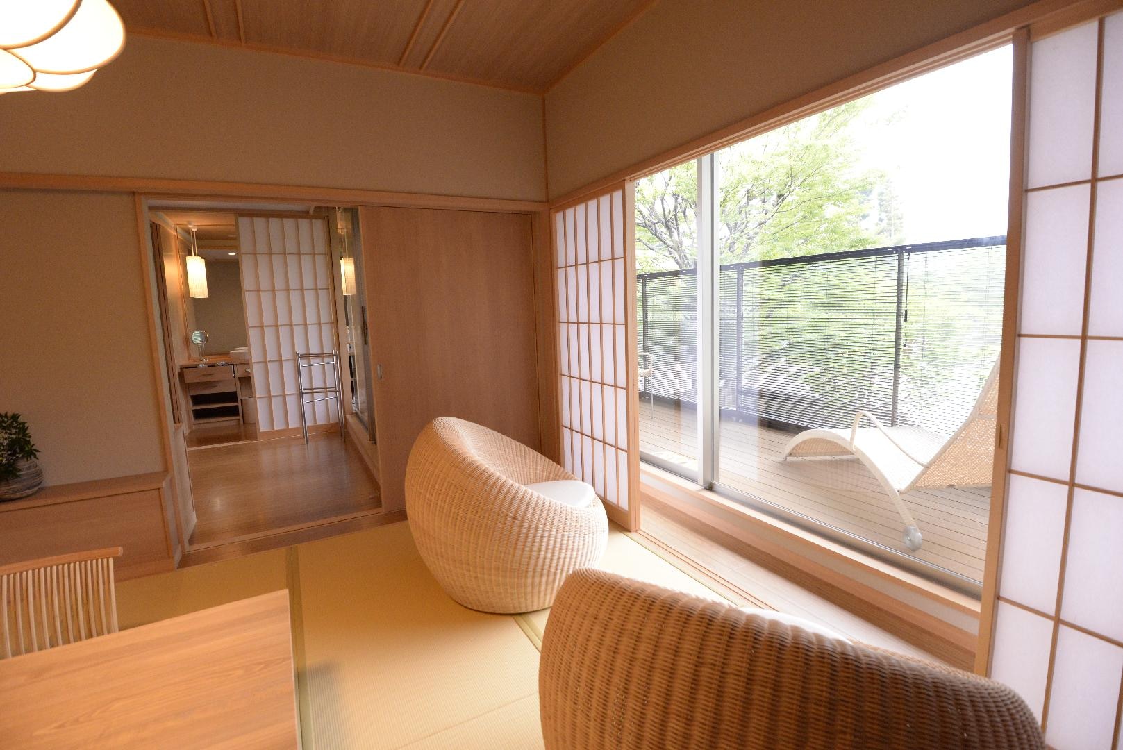 "涌" "Alami" Kamar bergaya Jepang 10 tikar tatami + kamar bergaya Barat (60㎡)