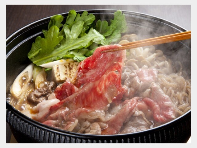 Omi beef sukiyaki