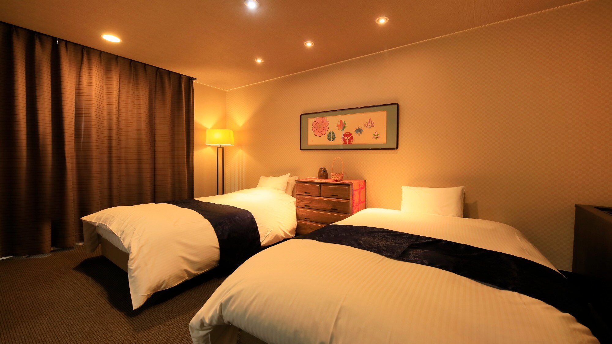 Kamar bergaya Jepang-Barat