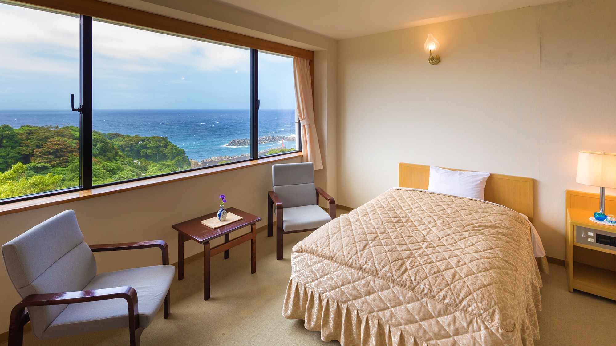 [Sea side DX Japanese-Western style room-A] [Non-smoking] [Western-style room] in 2 rooms
