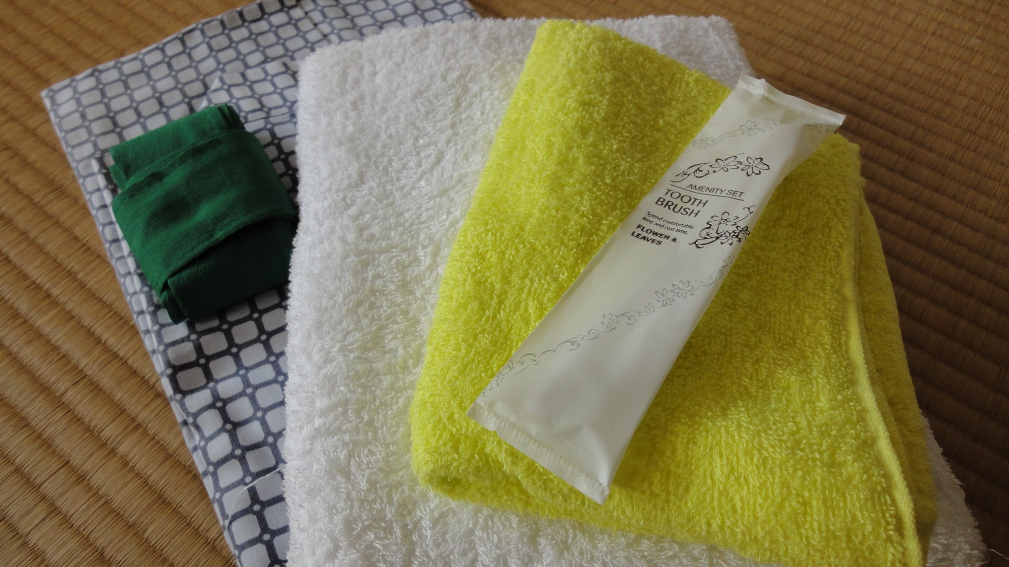 *◎Amenities: Toothbrushes, towels, and yukata robes are provided.