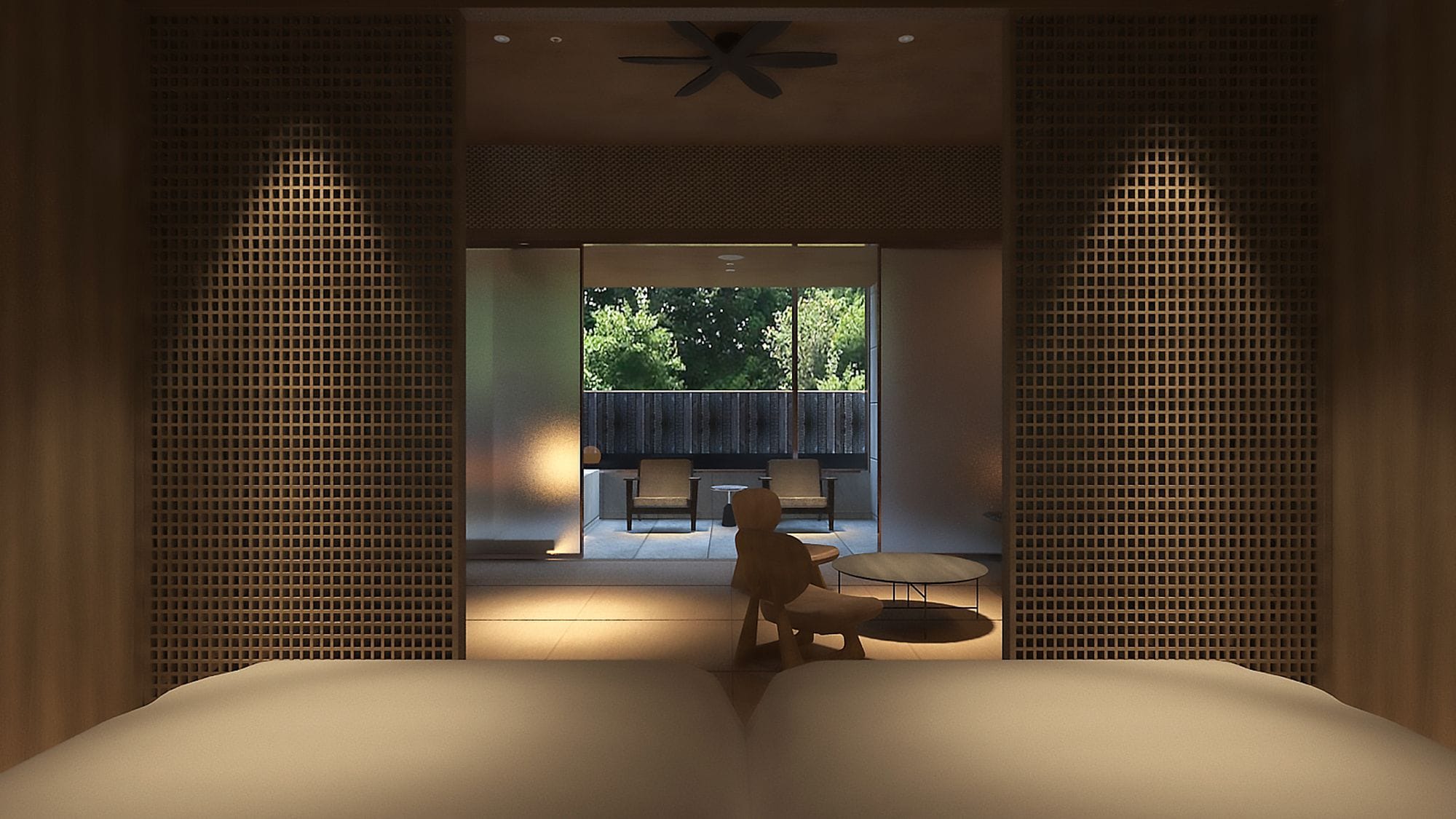 [Renovated in August 2025] [With golden spring semi-open-air bath] Japanese-Western style room *Image