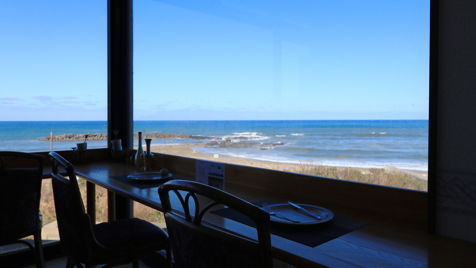 A luxurious time spent with a magnificent view in front of you.