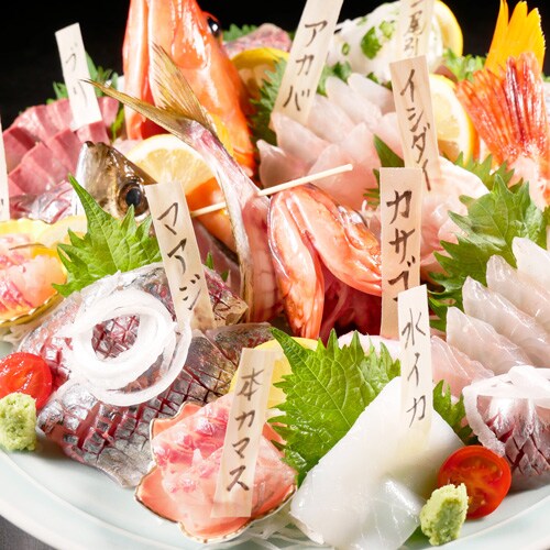 You can also meet rare fish that are never on the market! (The photo is for 4 people)